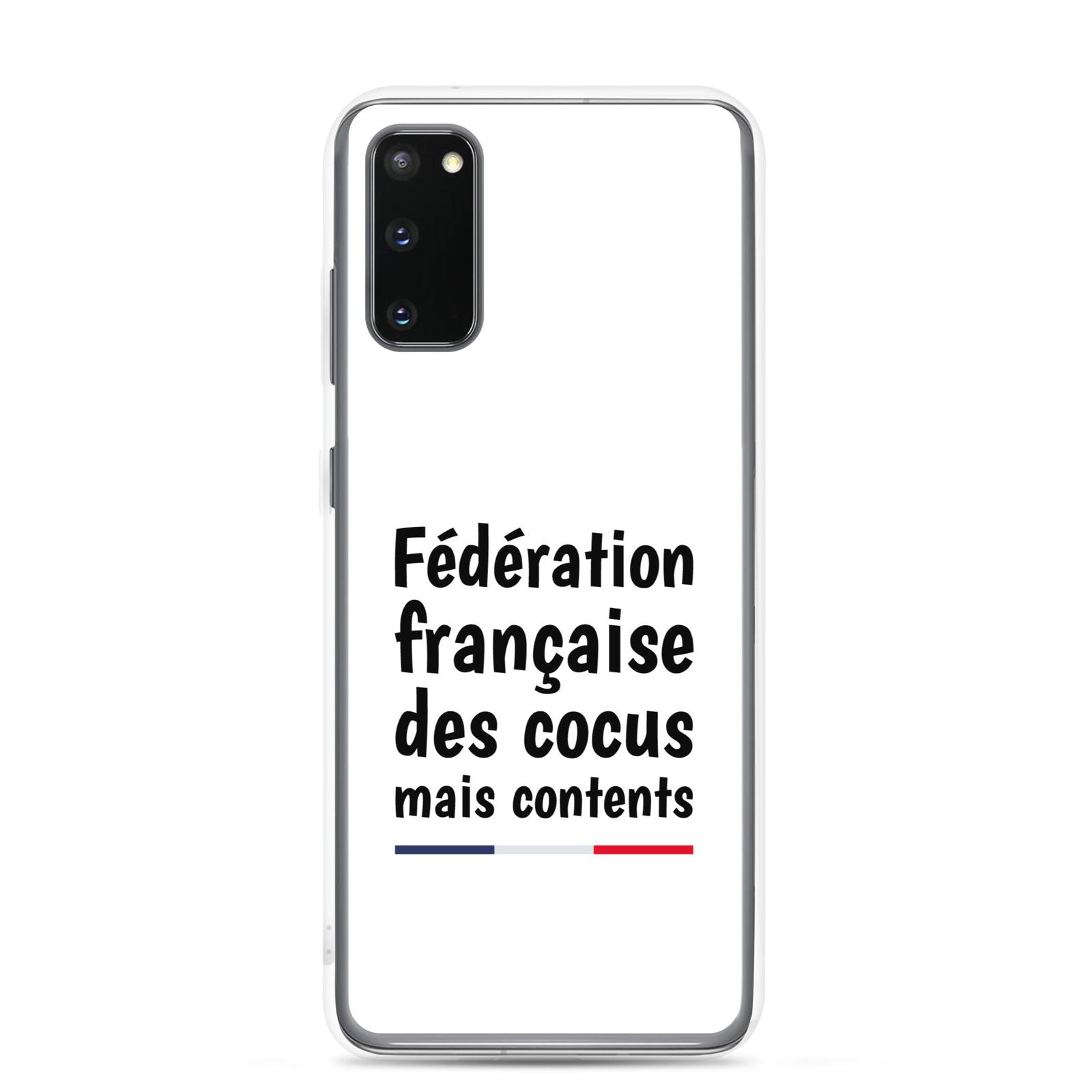 Coque Samsung Fédération française des cocus mais contents - Sedurro