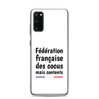 Coque Samsung Fédération française des cocus mais contents - Sedurro