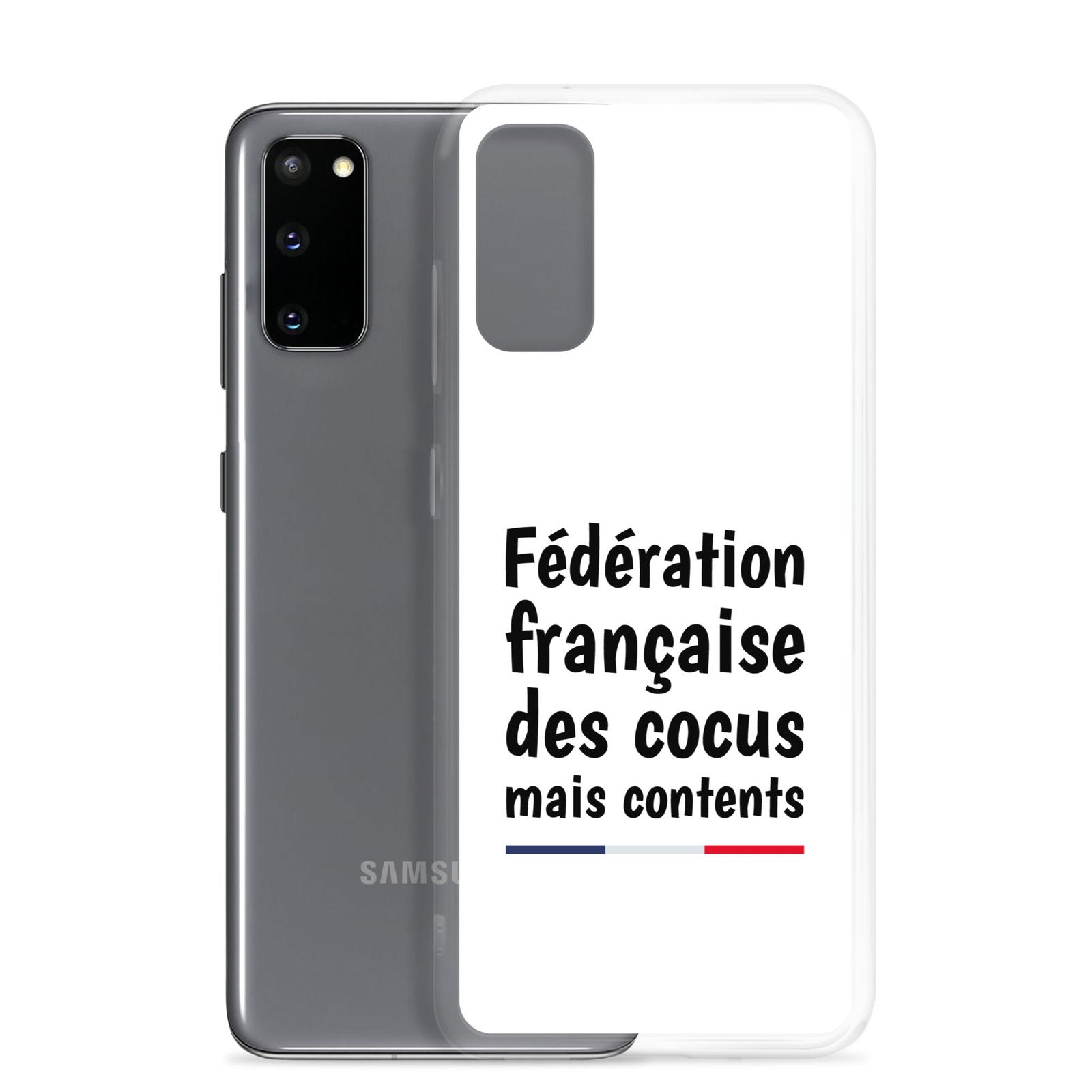 Coque Samsung Fédération française des cocus mais contents Samsung Galaxy S20 - Sedurro