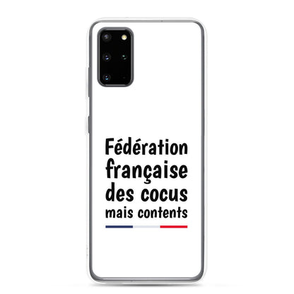 Coque Samsung Fédération française des cocus mais contents - Sedurro