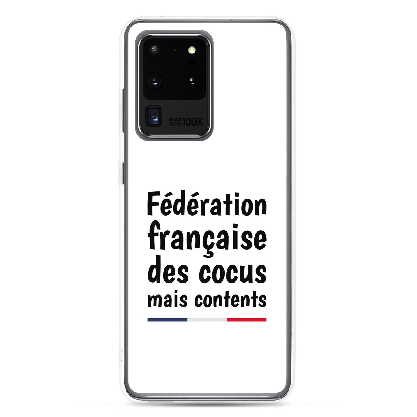 Coque Samsung Fédération française des cocus mais contents - Sedurro