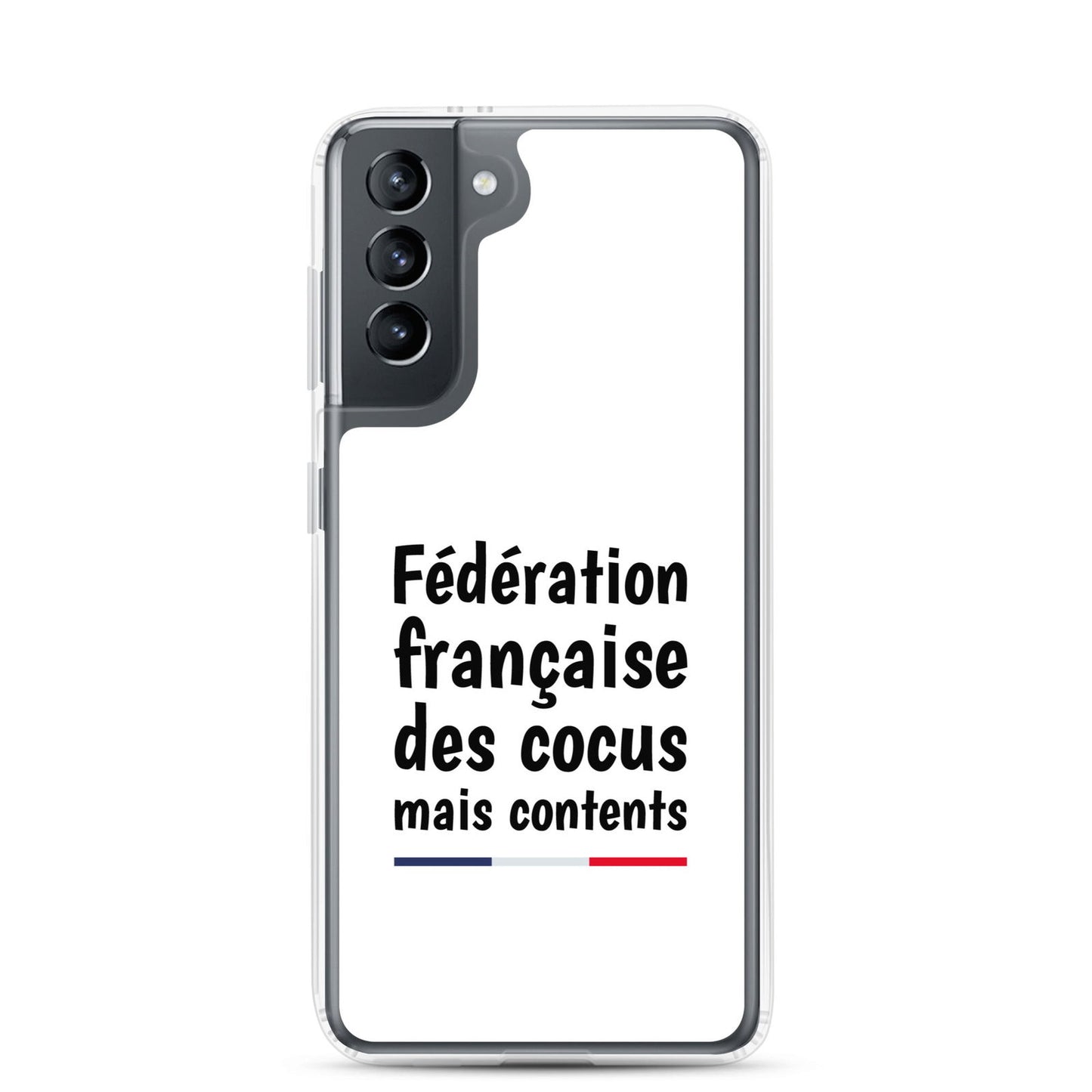 Coque Samsung Fédération française des cocus mais contents - Sedurro