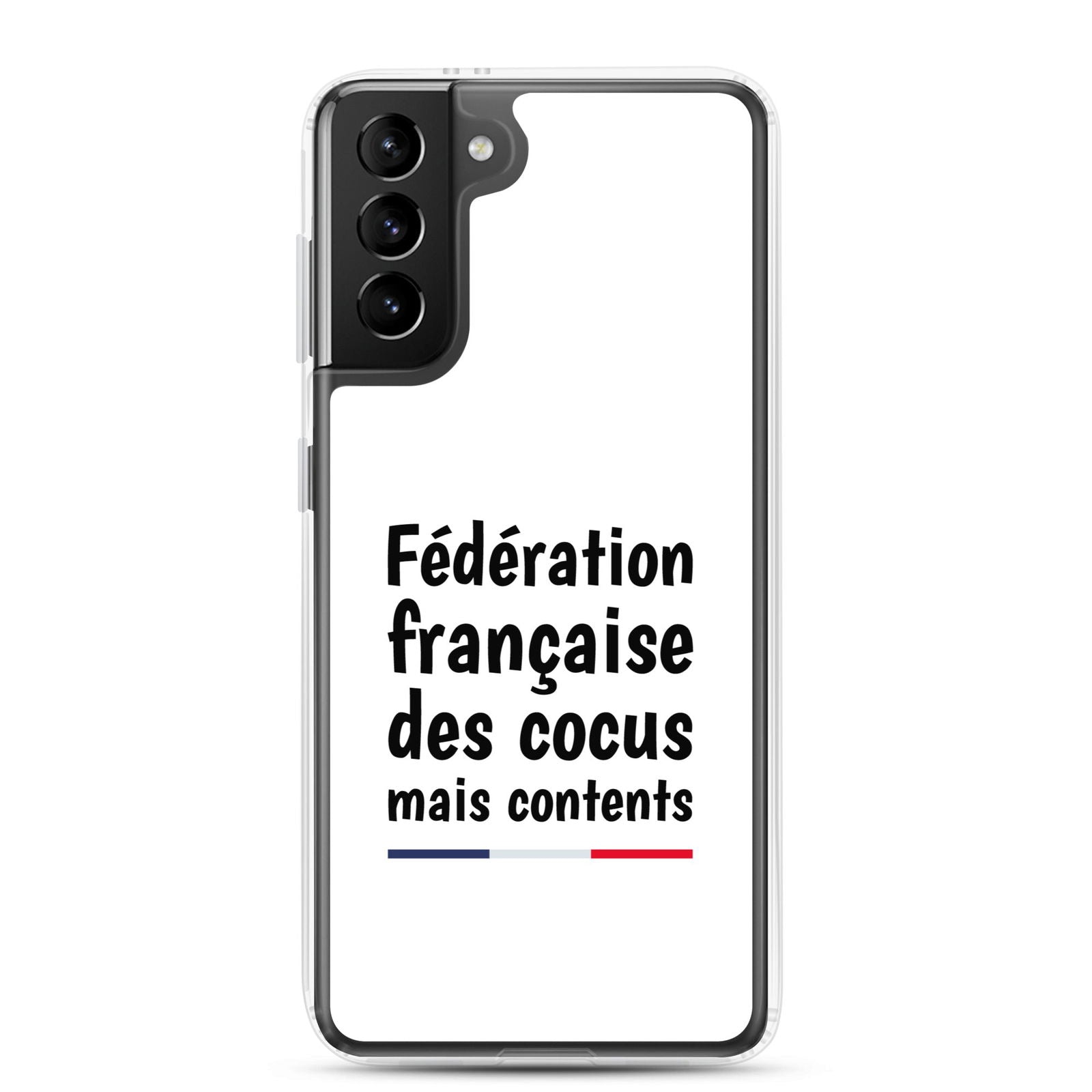 Coque Samsung Fédération française des cocus mais contents - Sedurro