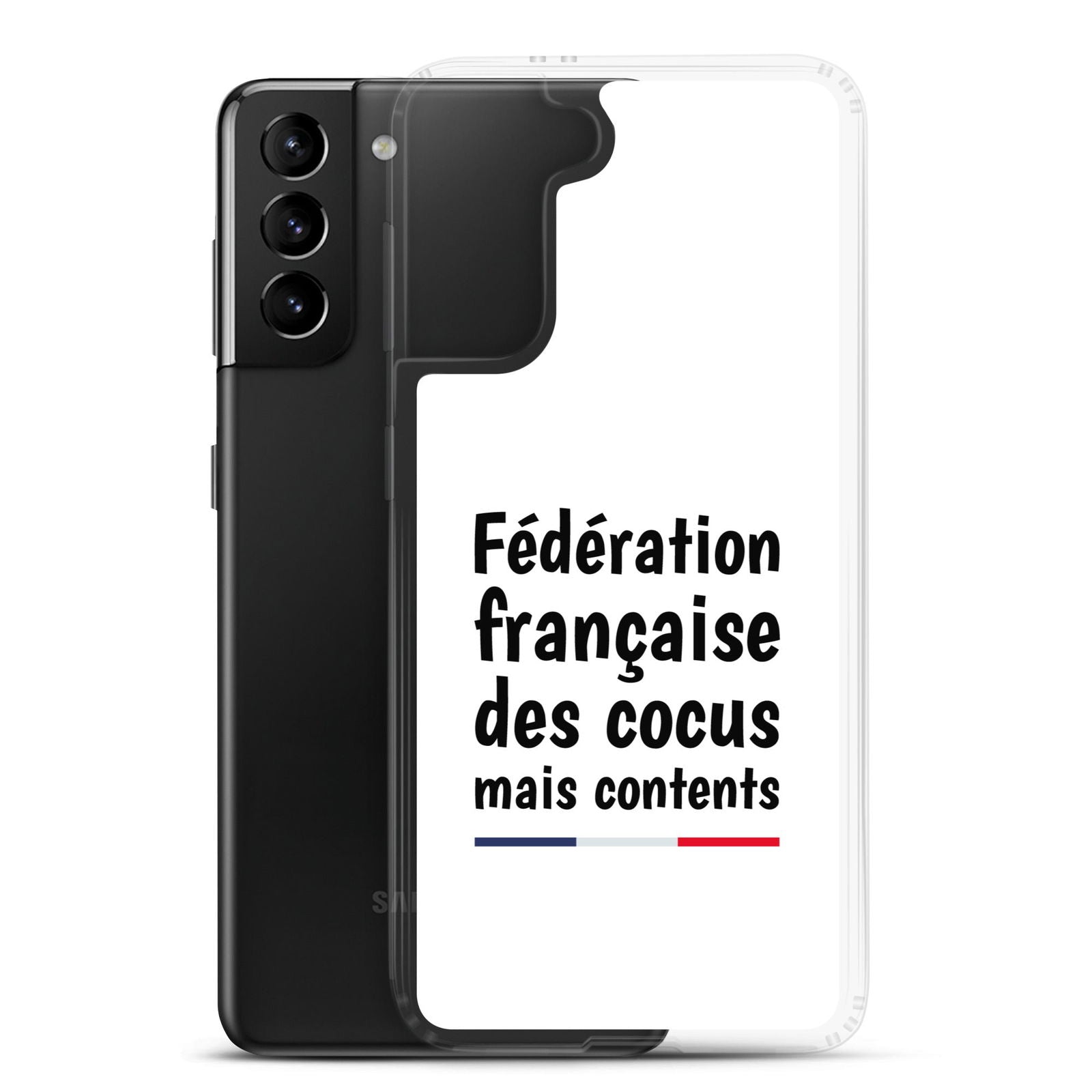 Coque Samsung Fédération française des cocus mais contents Samsung Galaxy S21 Plus - Sedurro