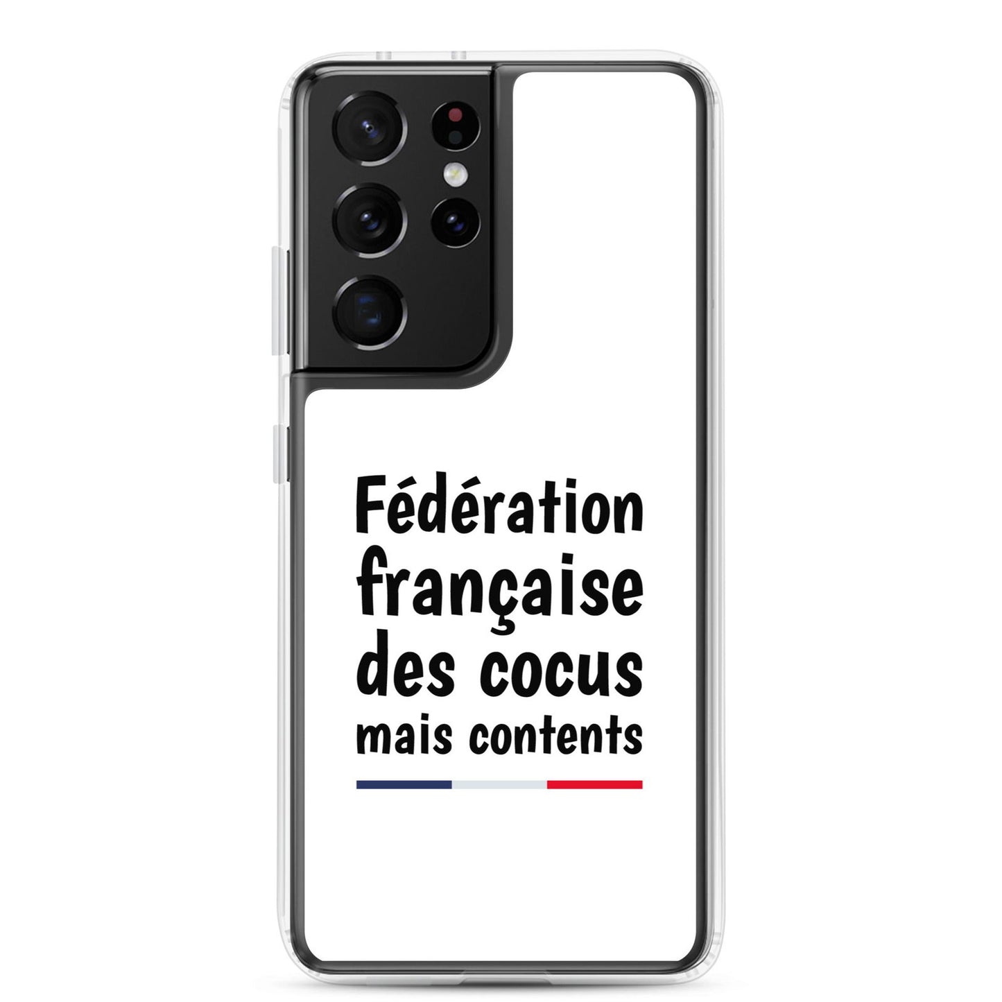 Coque Samsung Fédération française des cocus mais contents - Sedurro