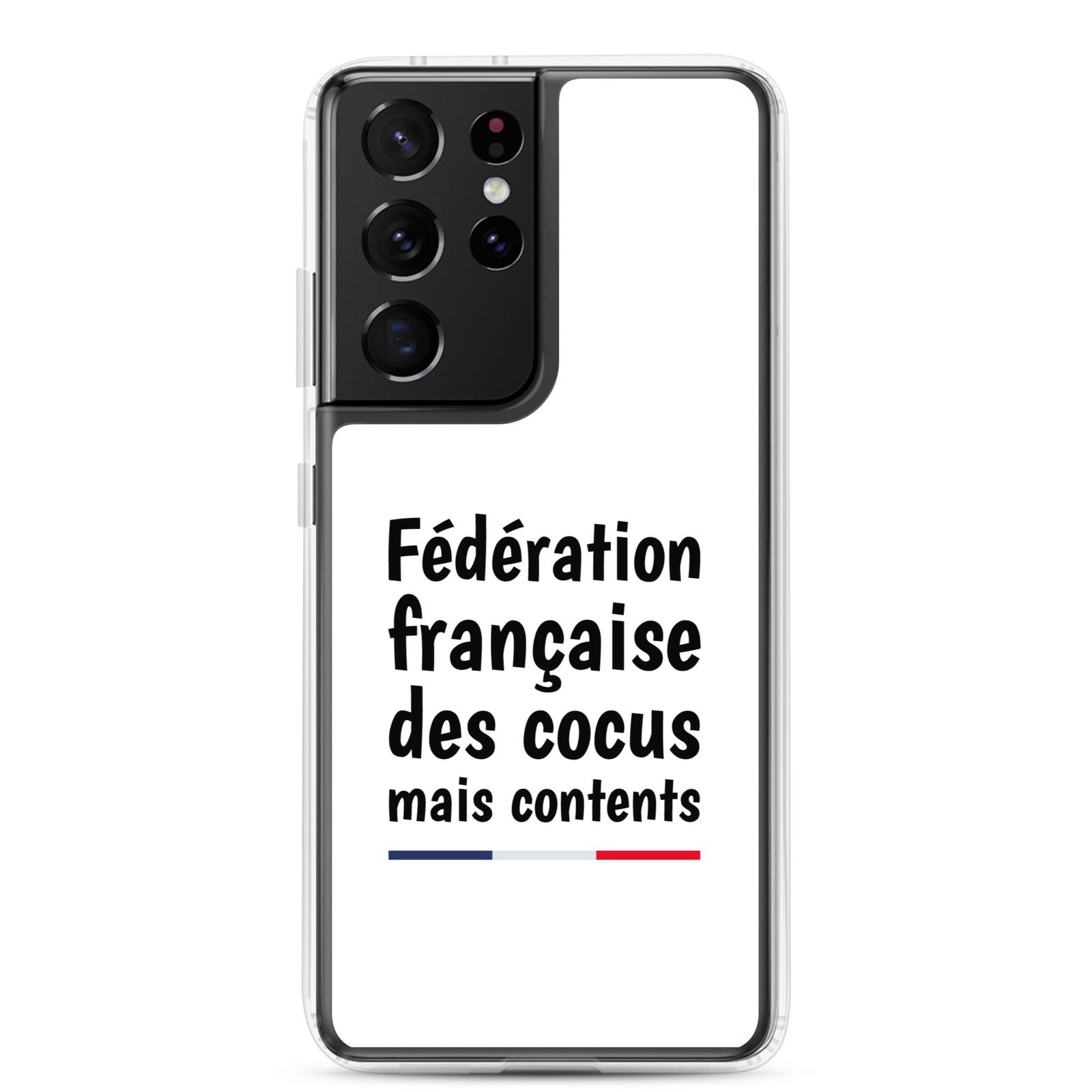 Coque Samsung Fédération française des cocus mais contents - Sedurro