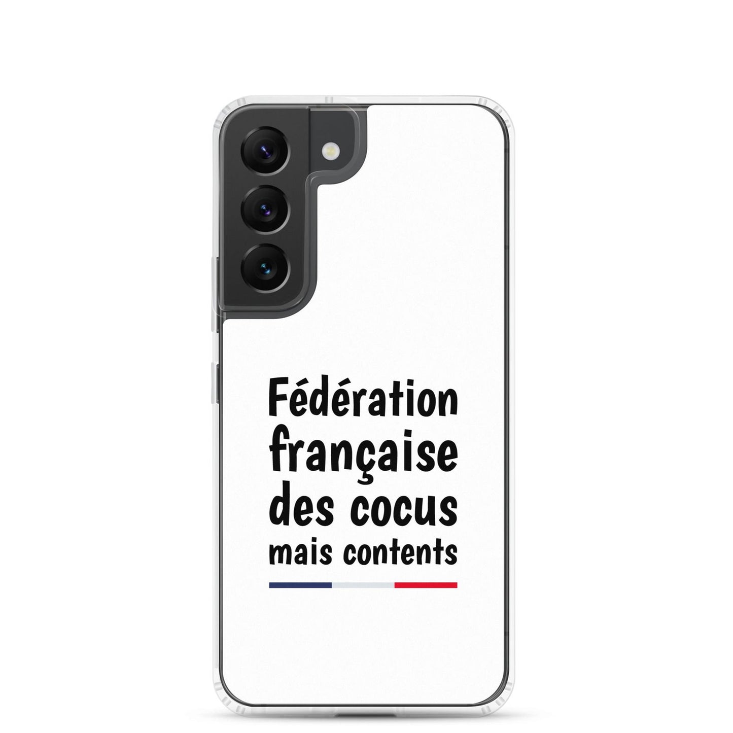 Coque Samsung Fédération française des cocus mais contents - Sedurro