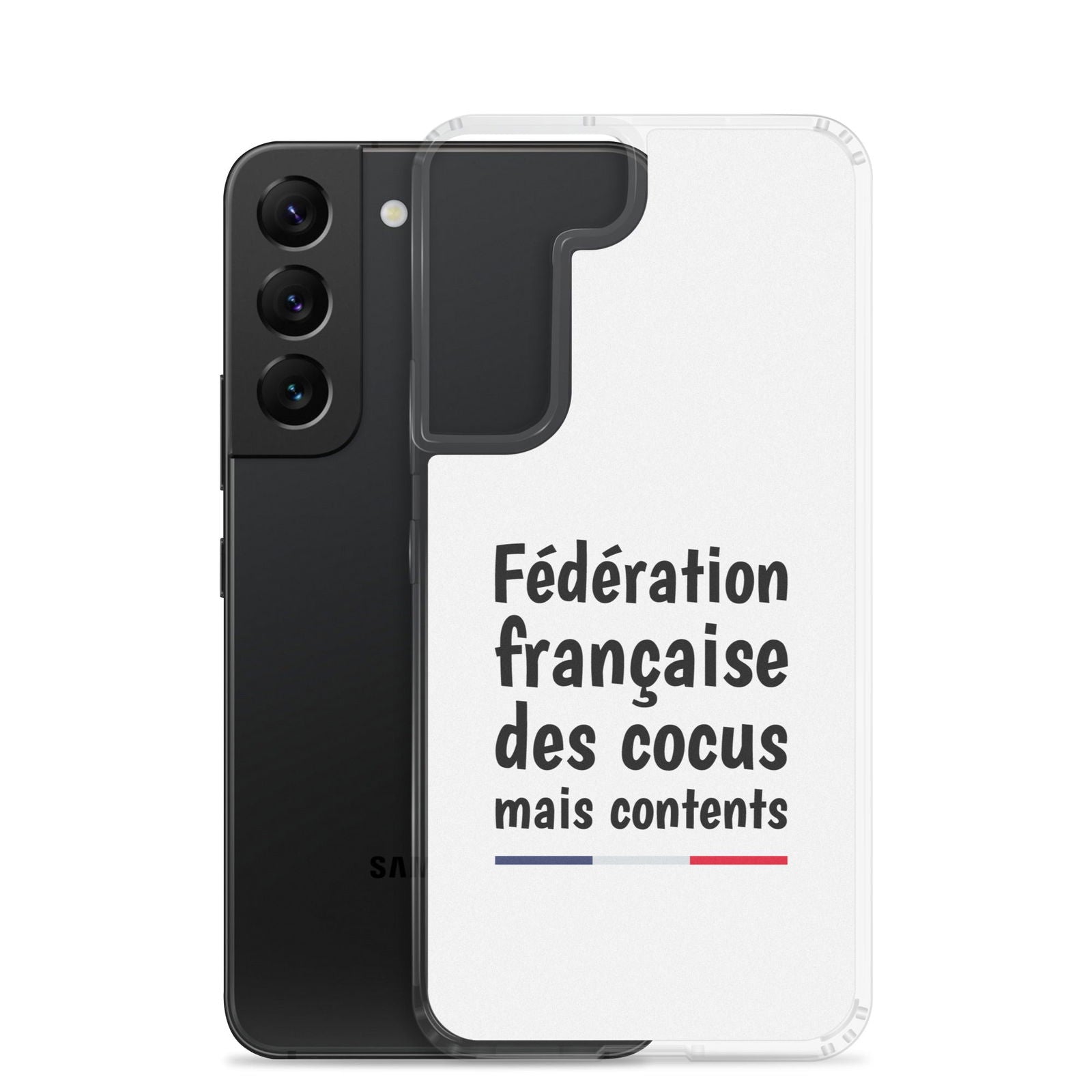 Coque Samsung Fédération française des cocus mais contents Samsung Galaxy S22 - Sedurro