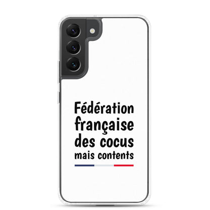 Coque Samsung Fédération française des cocus mais contents - Sedurro