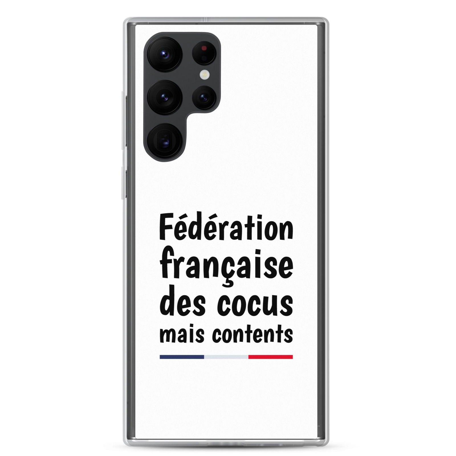 Coque Samsung Fédération française des cocus mais contents - Sedurro