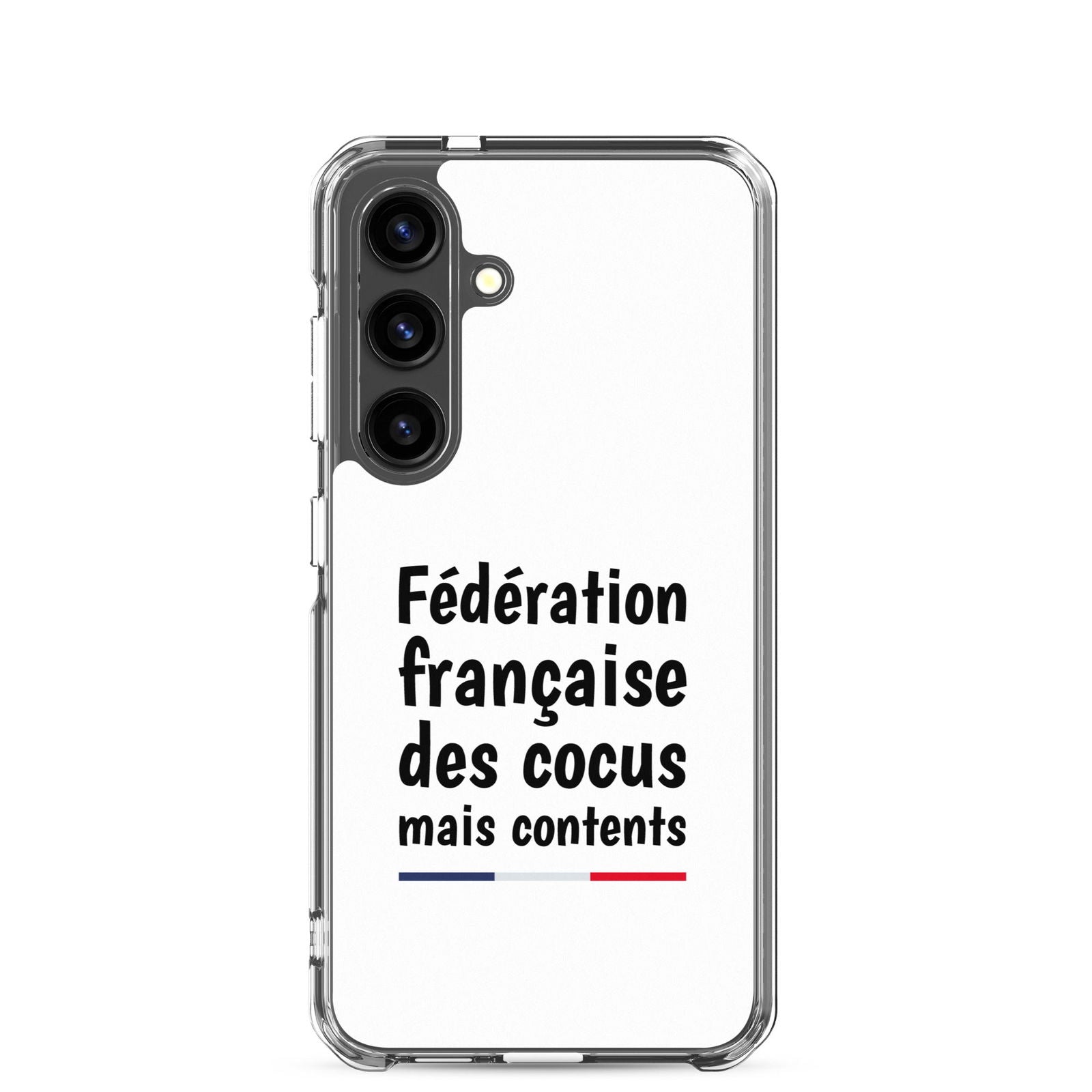Coque Samsung Fédération française des cocus mais contents Samsung Galaxy S24 - Sedurro