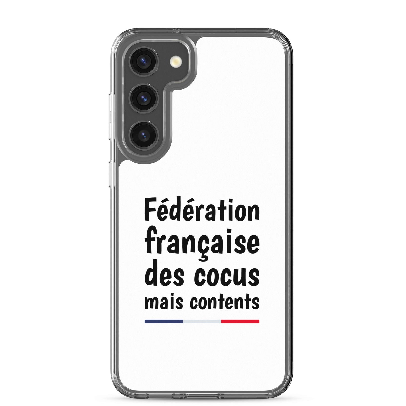 Coque Samsung Fédération française des cocus mais contents Samsung Galaxy S23 Plus - Sedurro