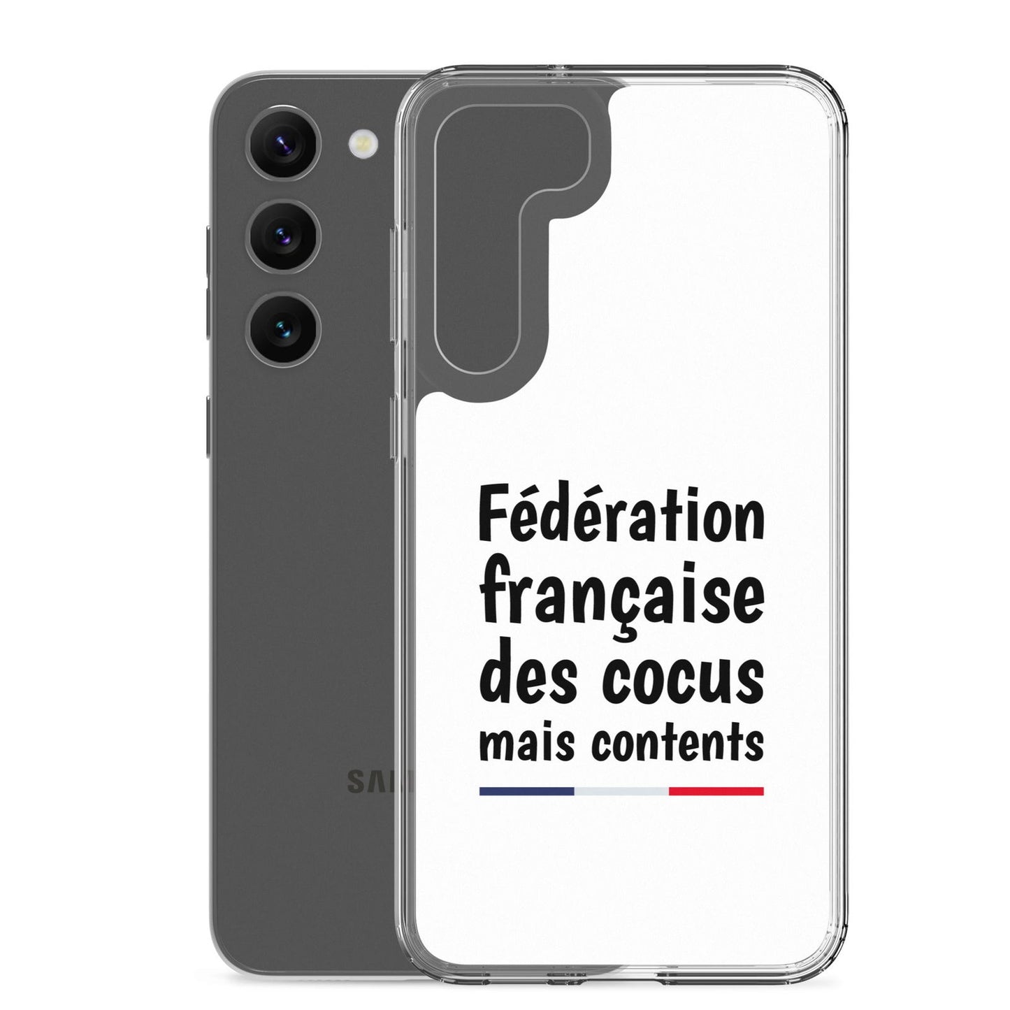 Coque Samsung Fédération française des cocus mais contents - Sedurro