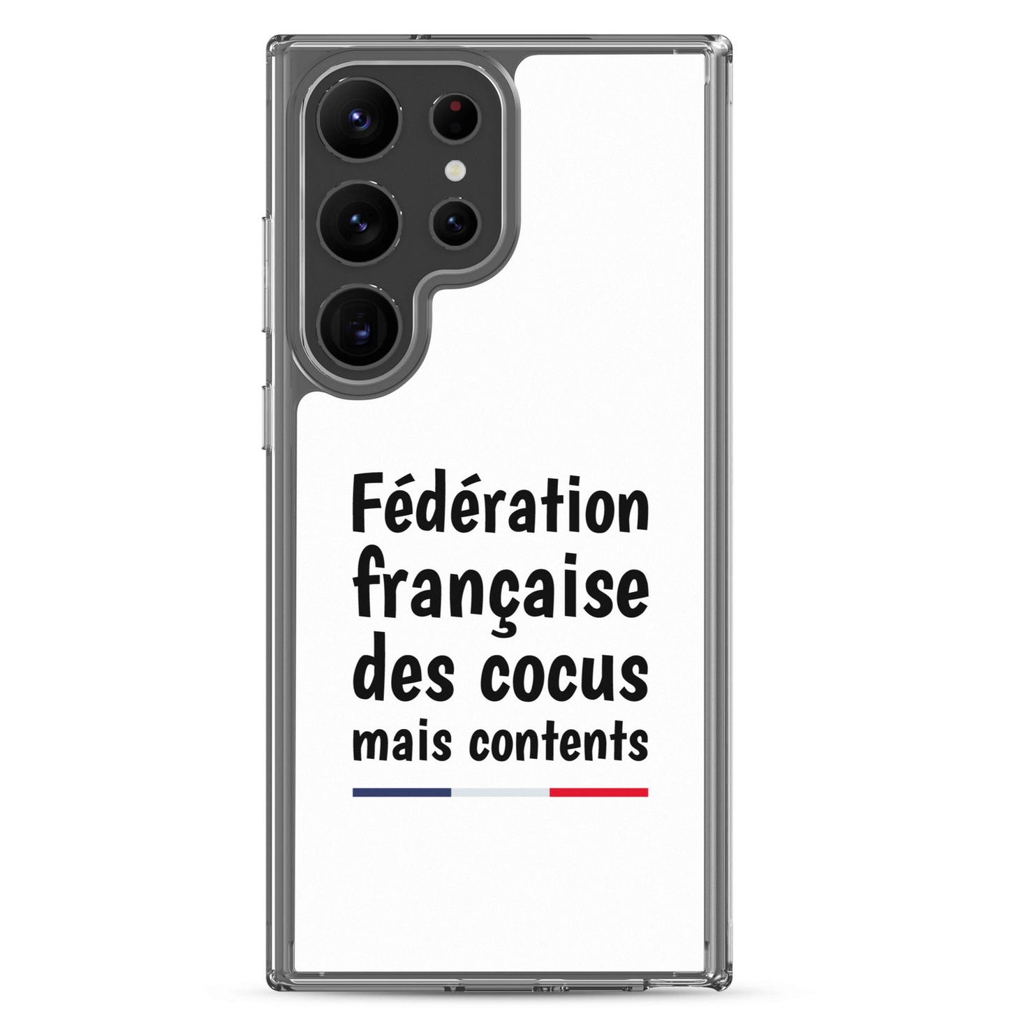 Coque Samsung Fédération française des cocus mais contents Samsung Galaxy S23 Ultra - Sedurro