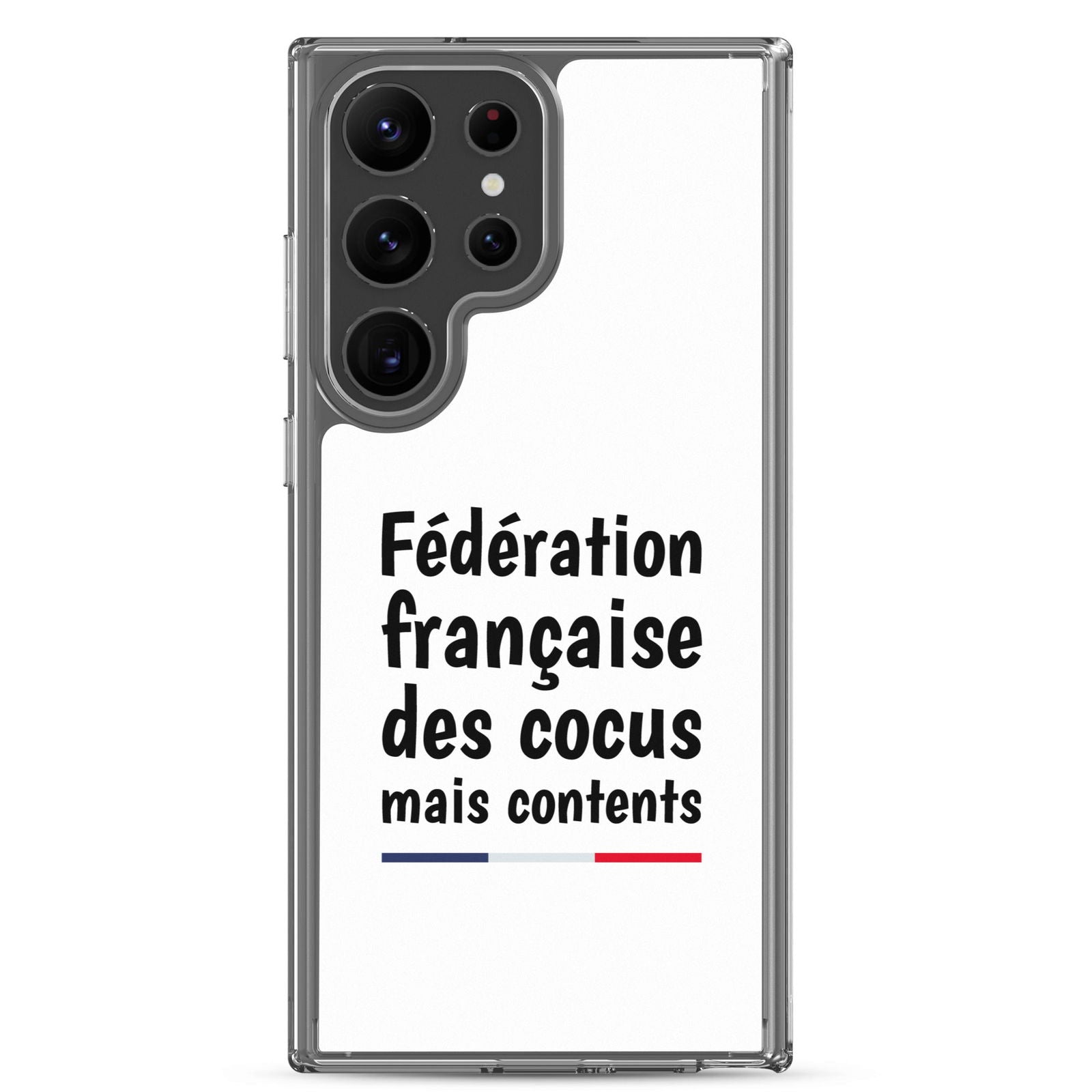 Coque Samsung Fédération française des cocus mais contents Samsung Galaxy S23 Ultra - Sedurro
