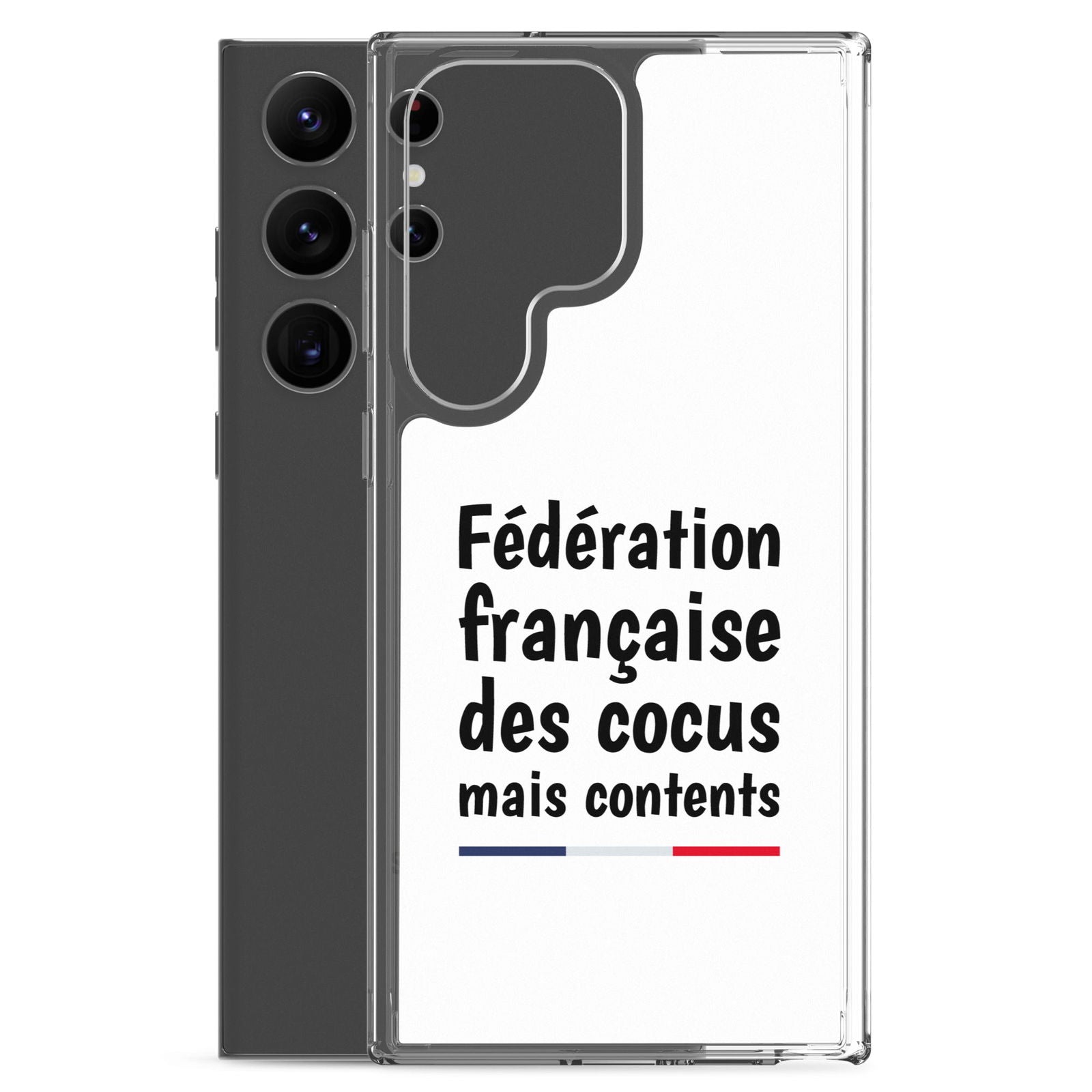 Coque Samsung Fédération française des cocus mais contents - Sedurro
