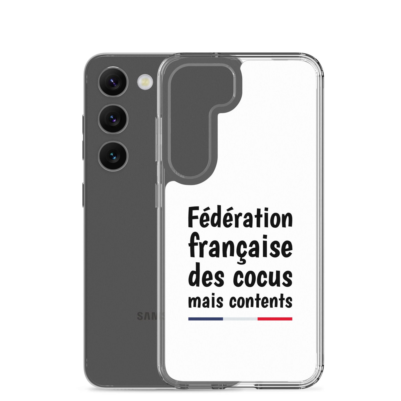 Coque Samsung Fédération française des cocus mais contents - Sedurro