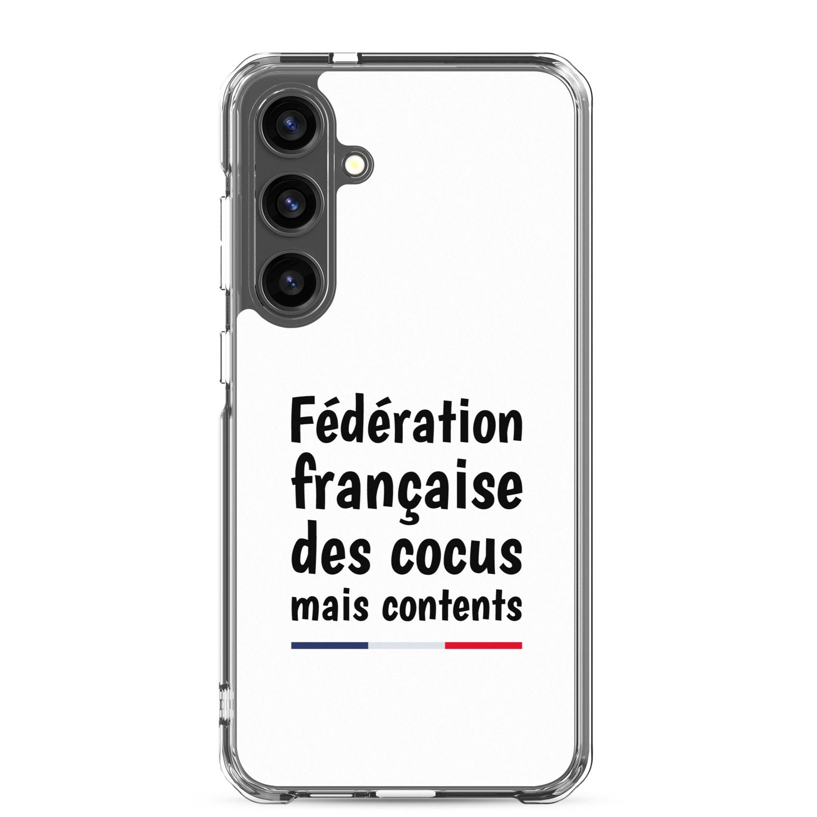 Coque Samsung Fédération française des cocus mais contents Samsung Galaxy S24 Plus - Sedurro