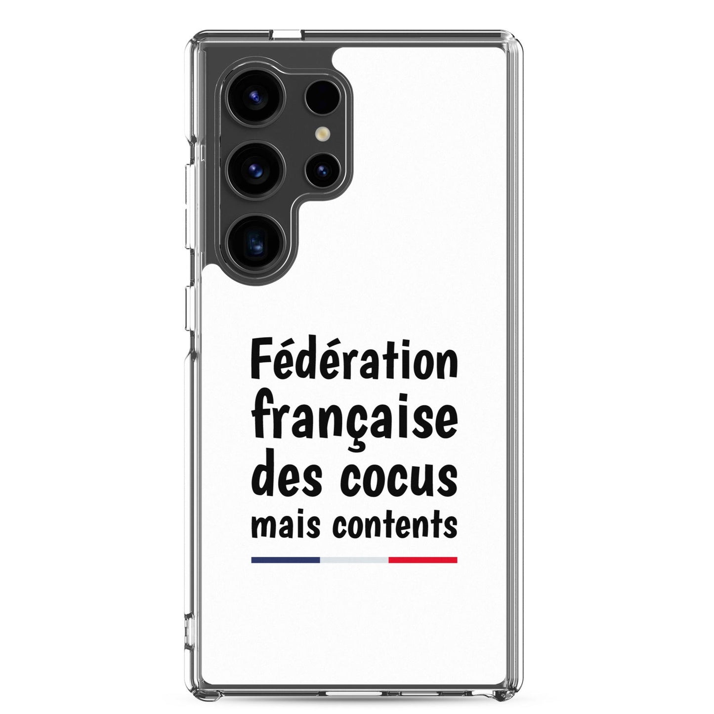 Coque Samsung Fédération française des cocus mais contents Samsung Galaxy S24 Ultra - Sedurro