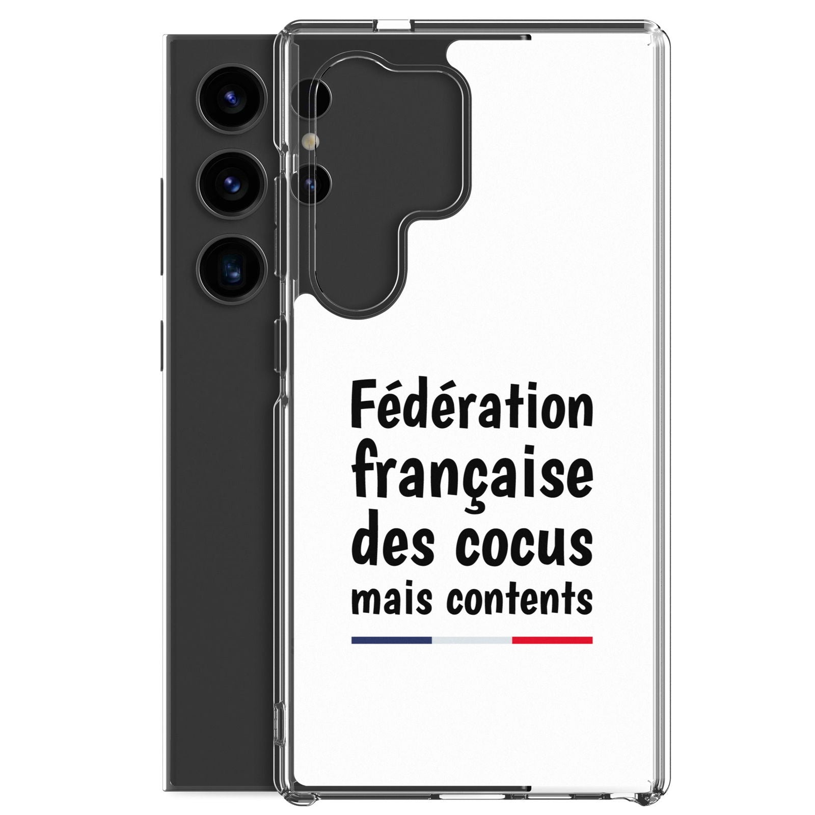 Coque Samsung Fédération française des cocus mais contents - Sedurro