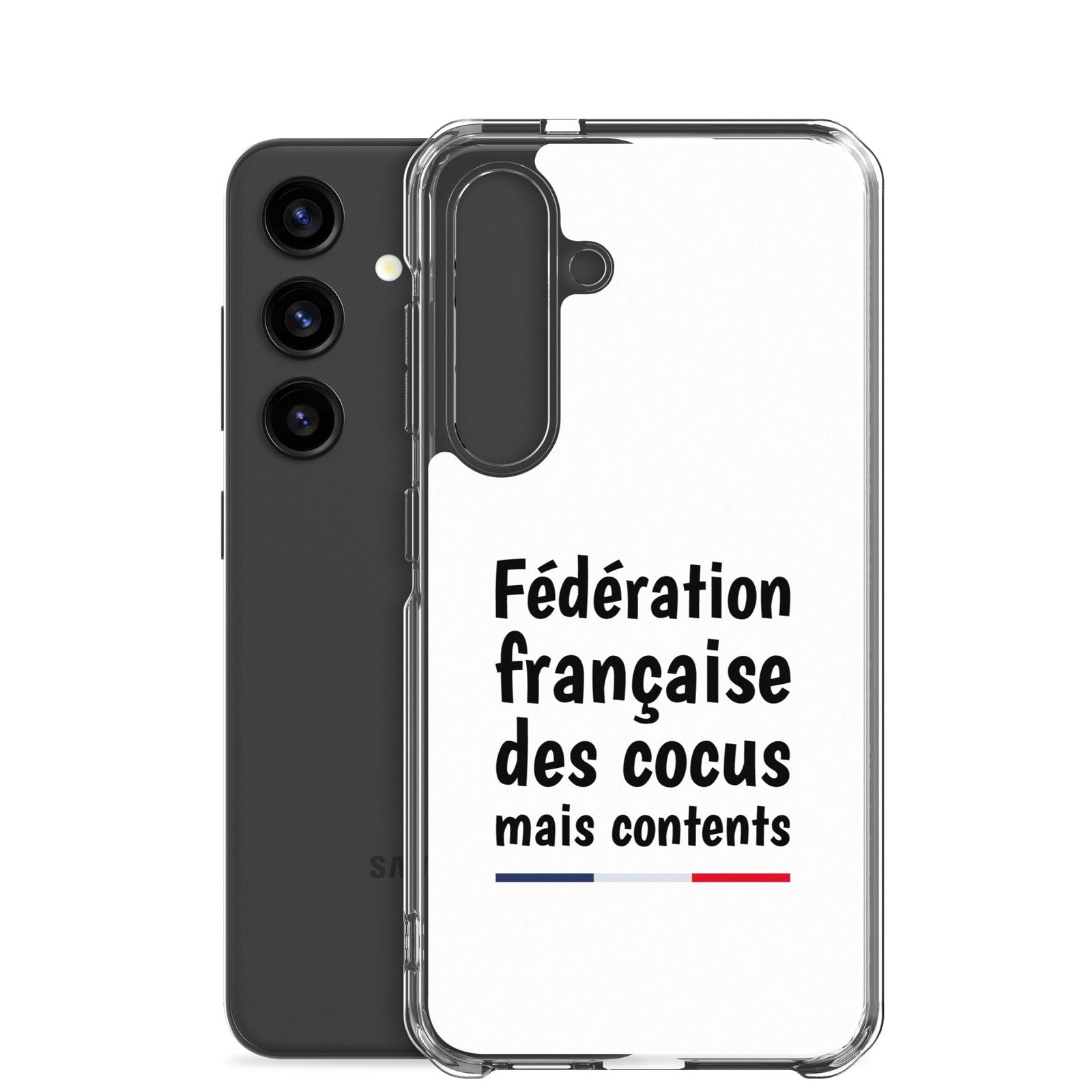 Coque Samsung Fédération française des cocus mais contents - Sedurro