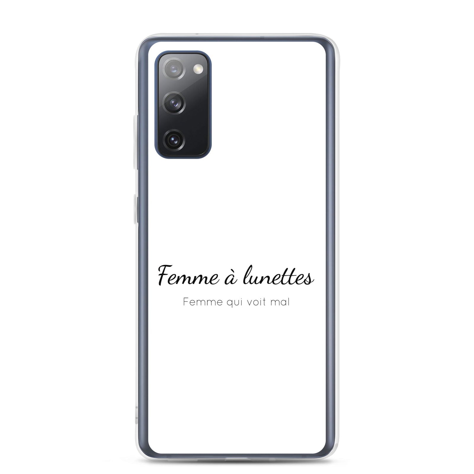 Coque Samsung Femme à lunettes femme qui voit mal Samsung Galaxy S20 FE - Sedurro