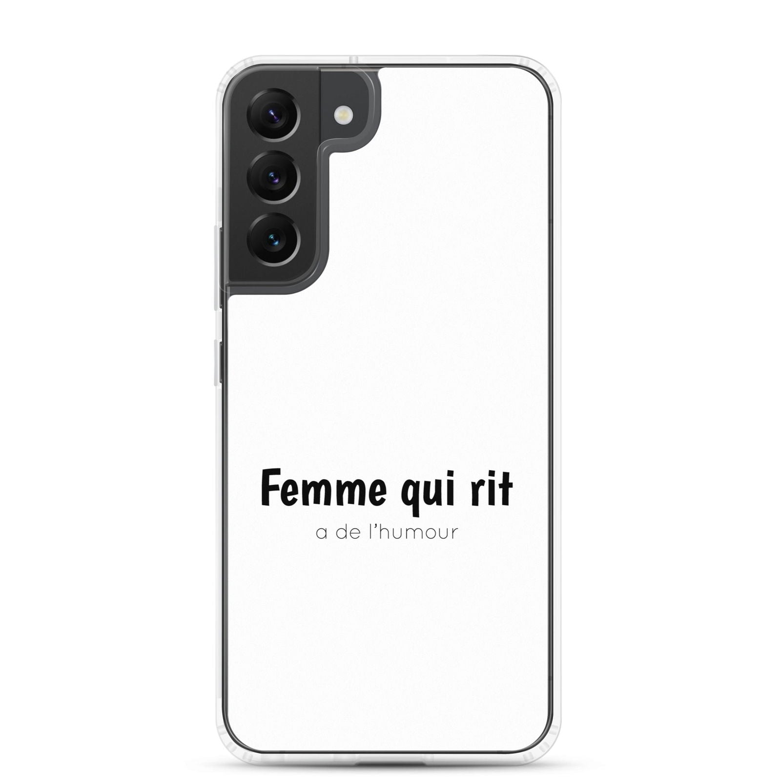 Coque Samsung Femme qui rit a de l'humour Samsung Galaxy S22 Plus - Sedurro