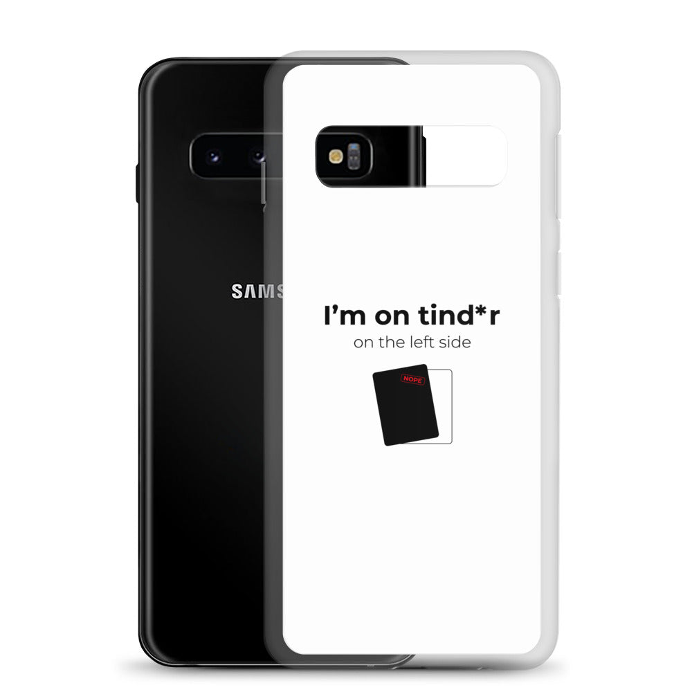 Coque Samsung I'm on tind*r on the left side - Sedurro