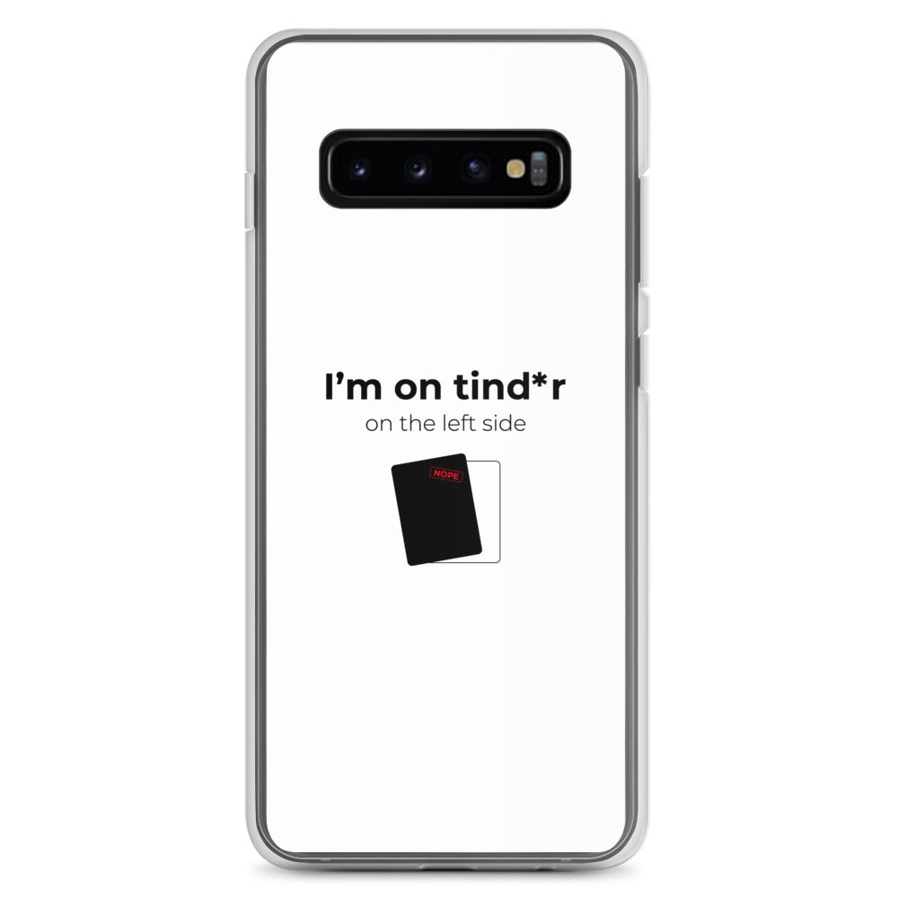 Coque Samsung I'm on tind*r on the left side Samsung Galaxy S10+ - Sedurro