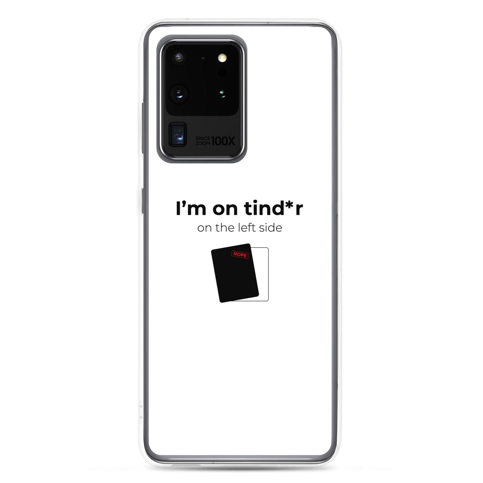 Coque Samsung I'm on tind*r on the left side Samsung Galaxy S20 Ultra - Sedurro