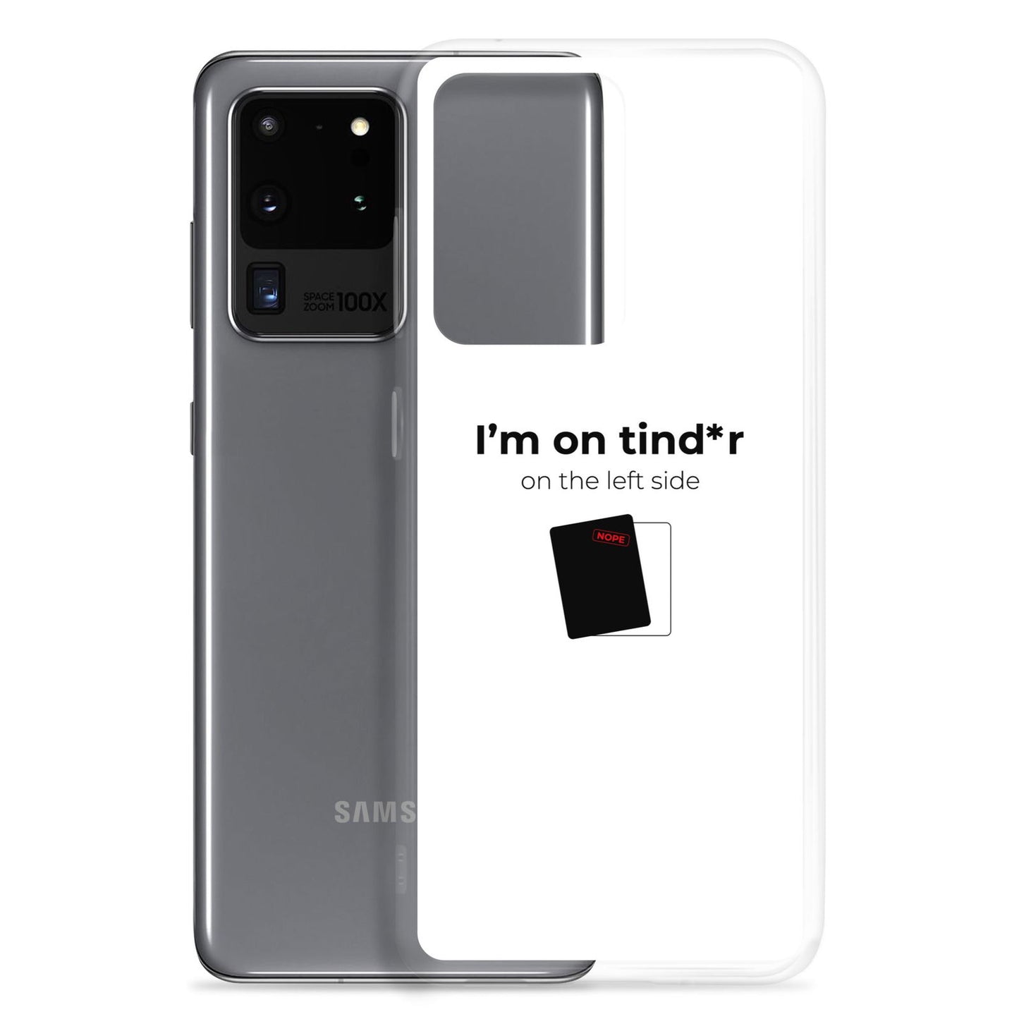 Coque Samsung I'm on tind*r on the left side - Sedurro