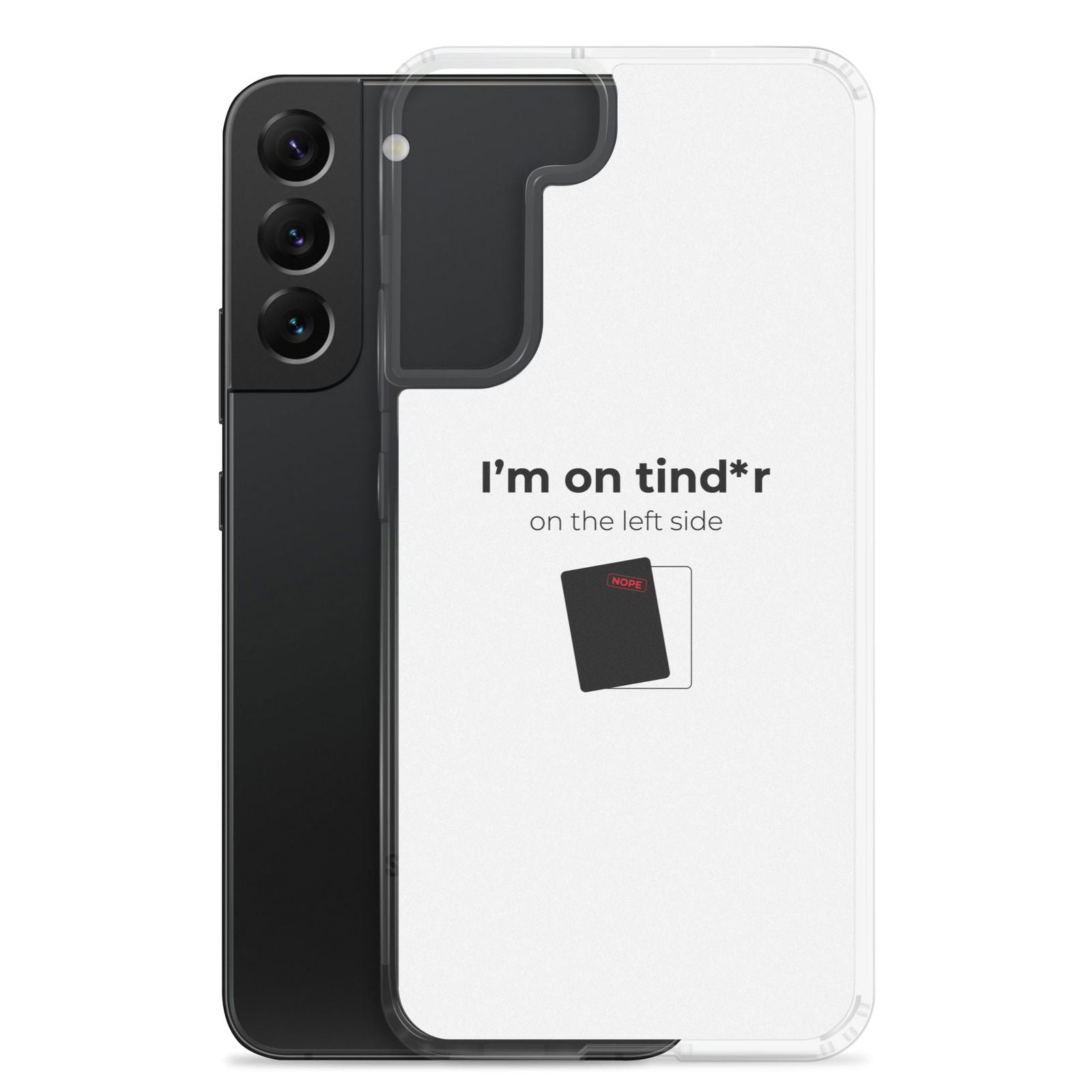 Coque Samsung I'm on tind*r on the left side - Sedurro