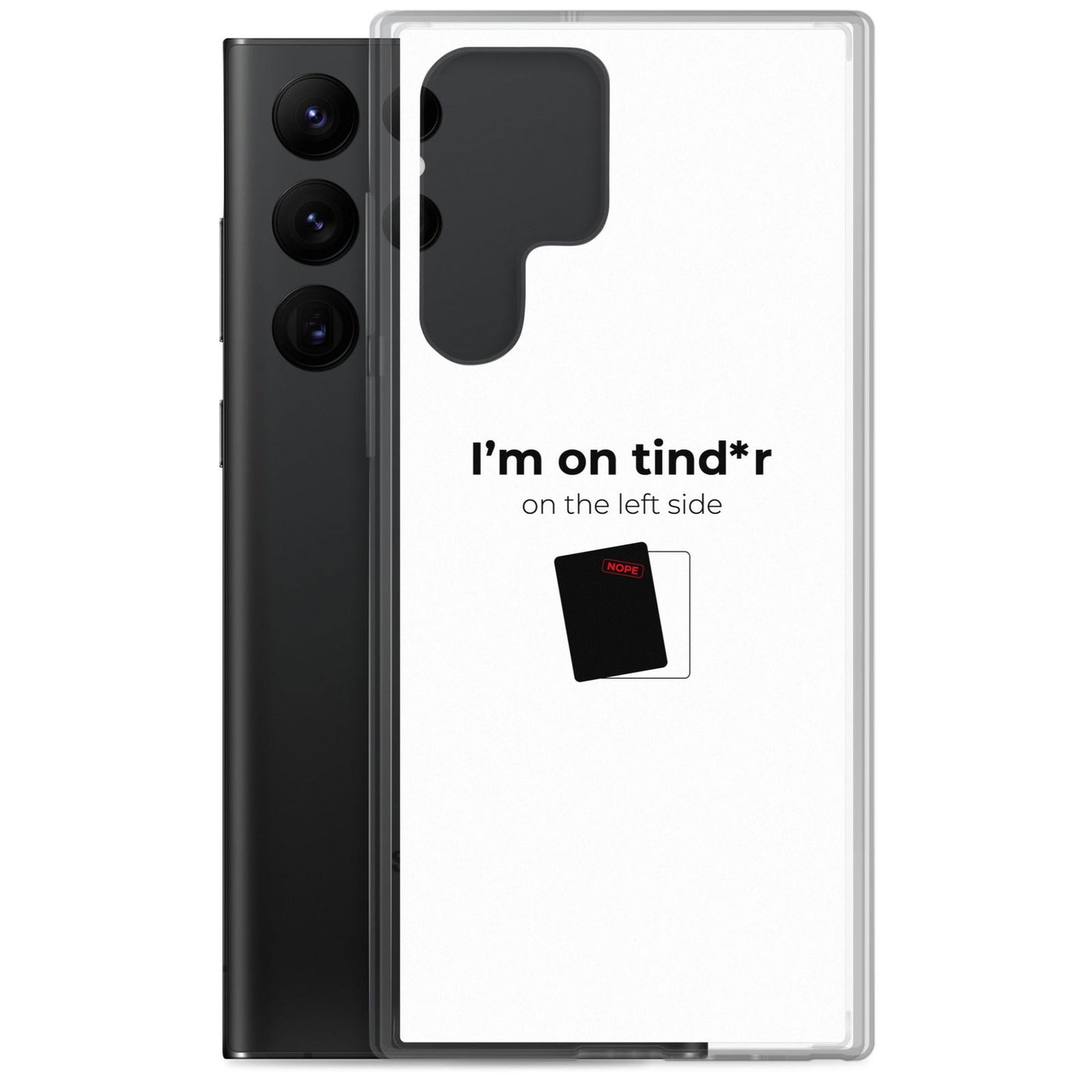 Coque Samsung I'm on tind*r on the left side - Sedurro