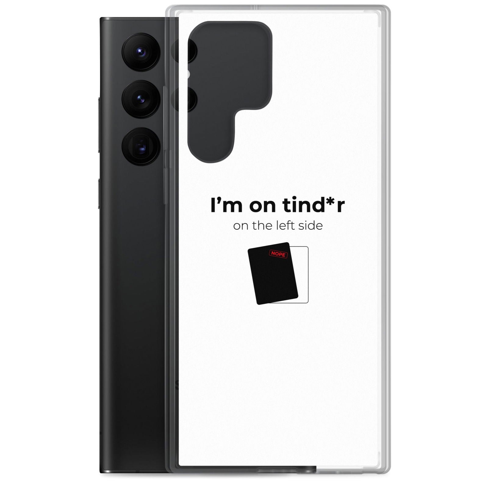Coque Samsung I'm on tind*r on the left side - Sedurro
