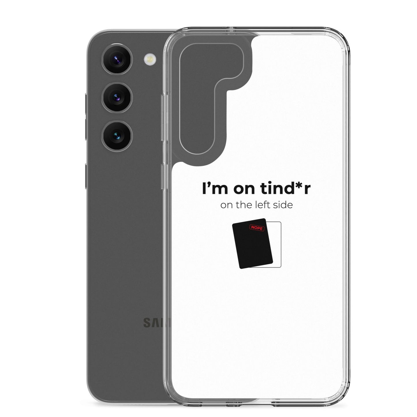 Coque Samsung I'm on tind*r on the left side - Sedurro