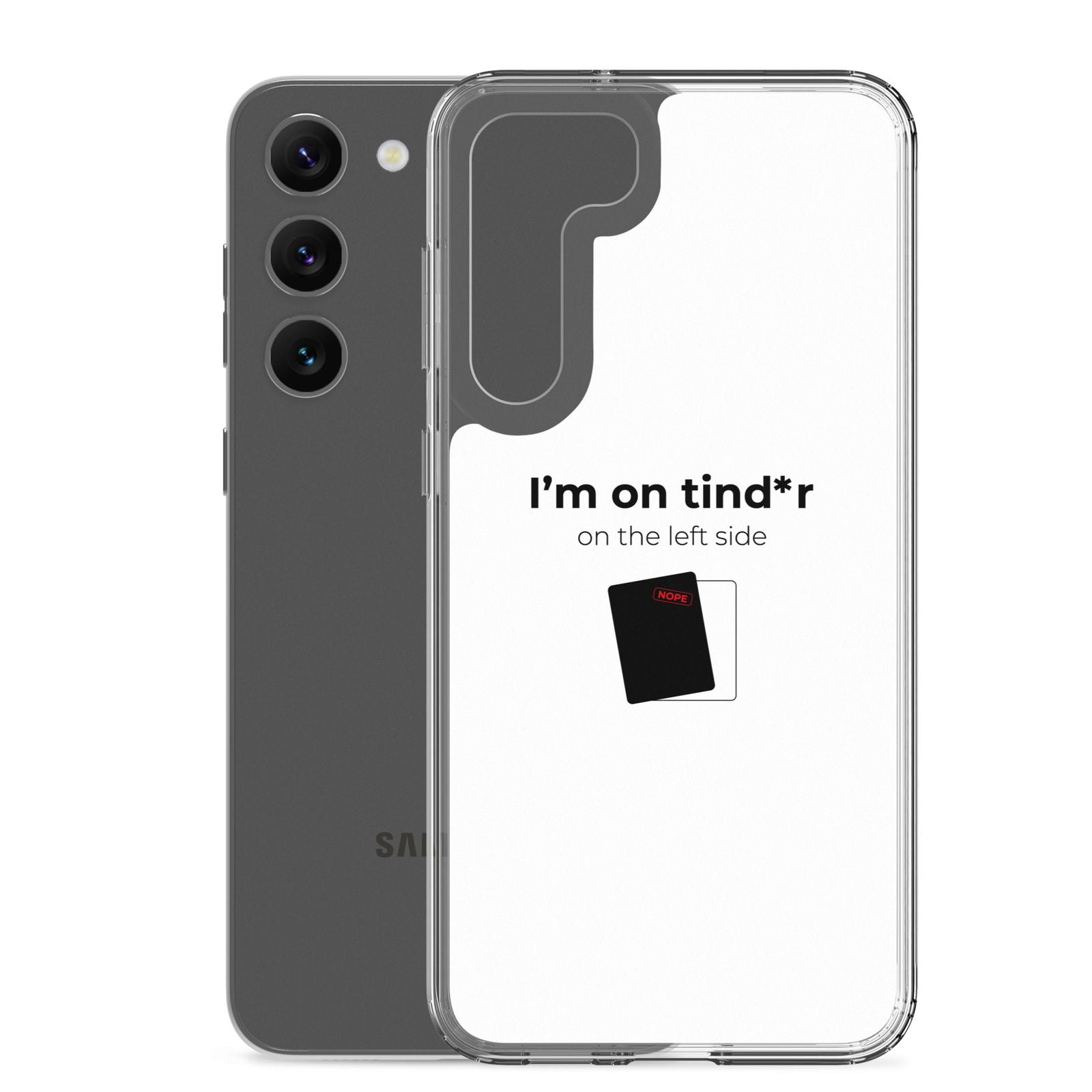 Coque Samsung I'm on tind*r on the left side - Sedurro