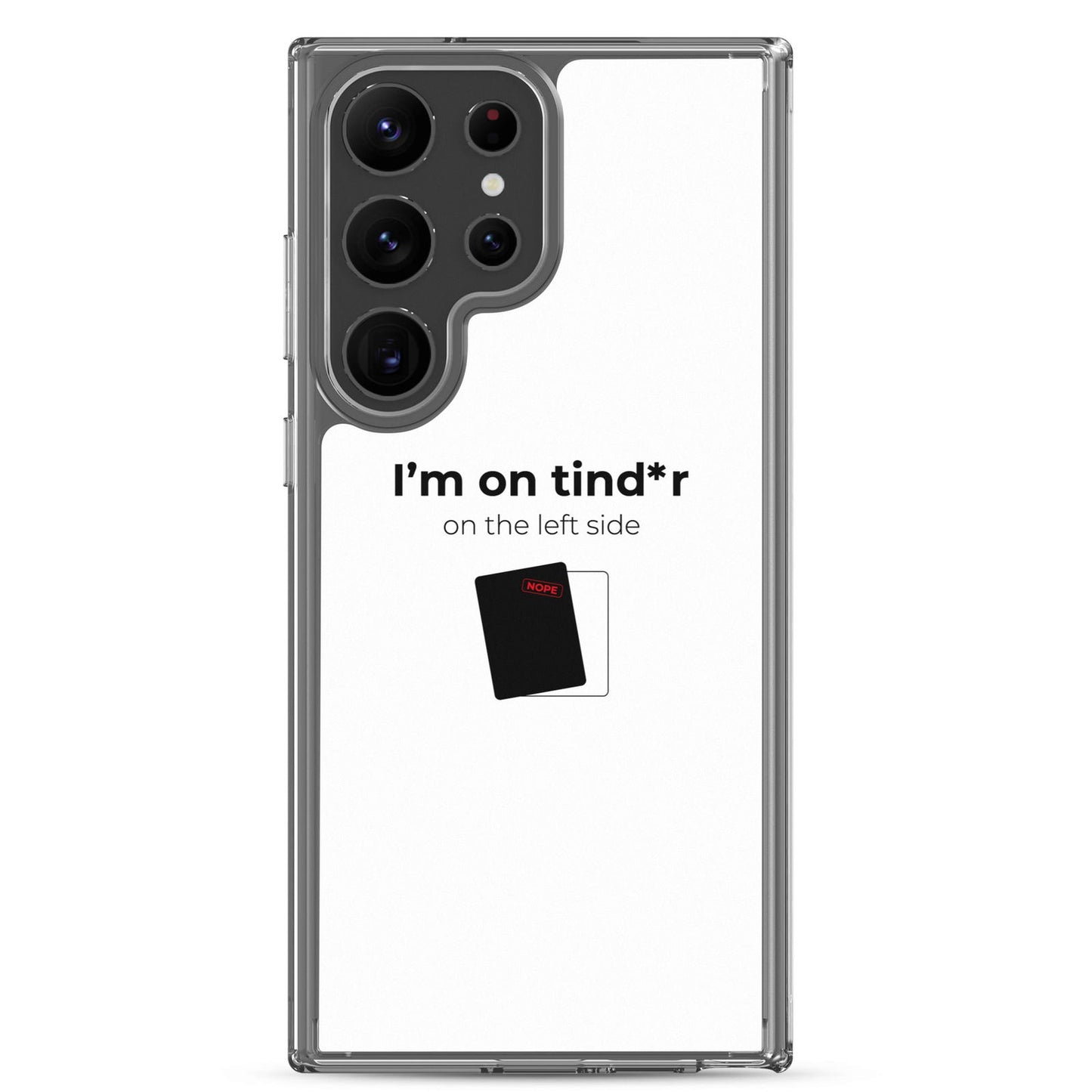 Coque Samsung I'm on tind*r on the left side Samsung Galaxy S23 Ultra - Sedurro