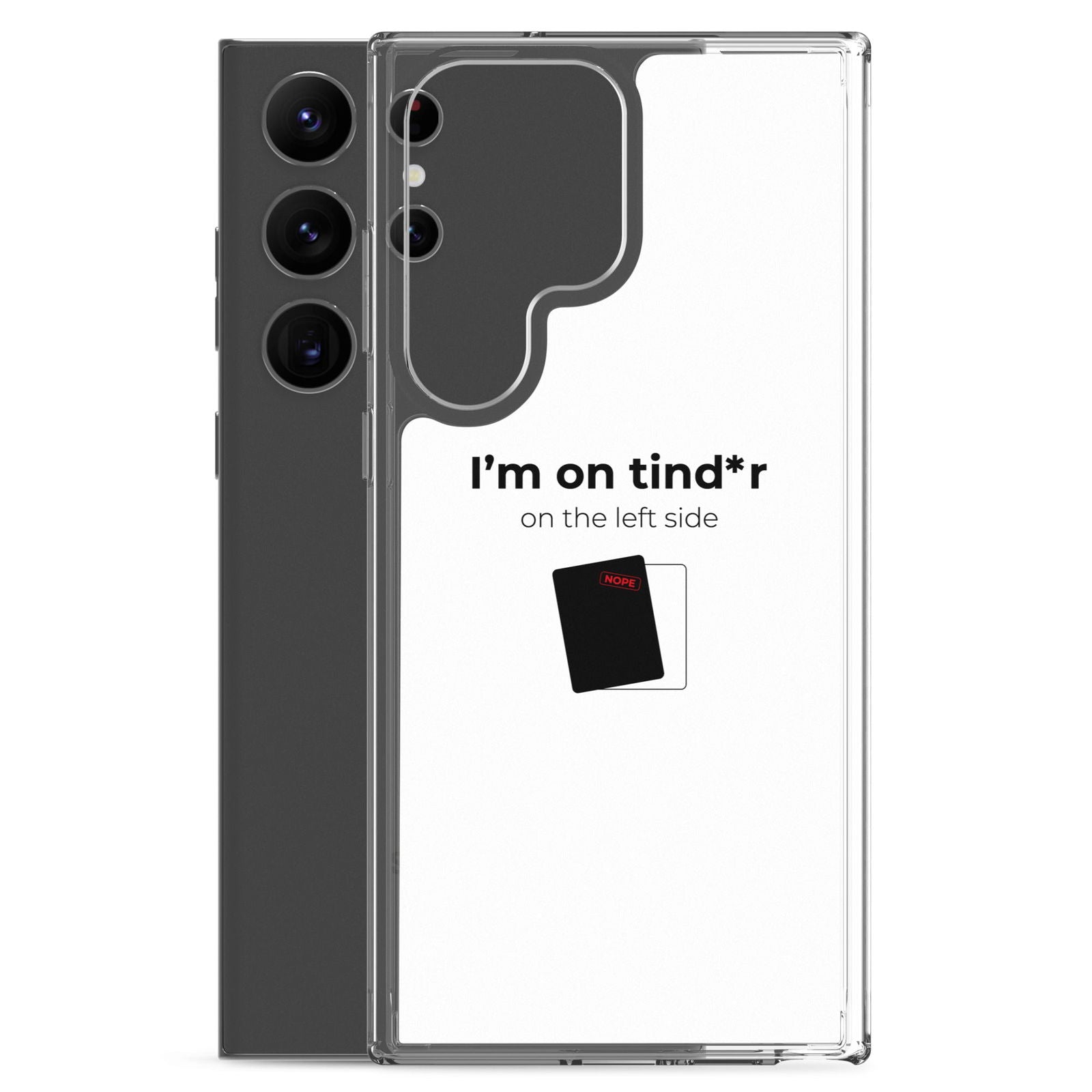 Coque Samsung I'm on tind*r on the left side - Sedurro