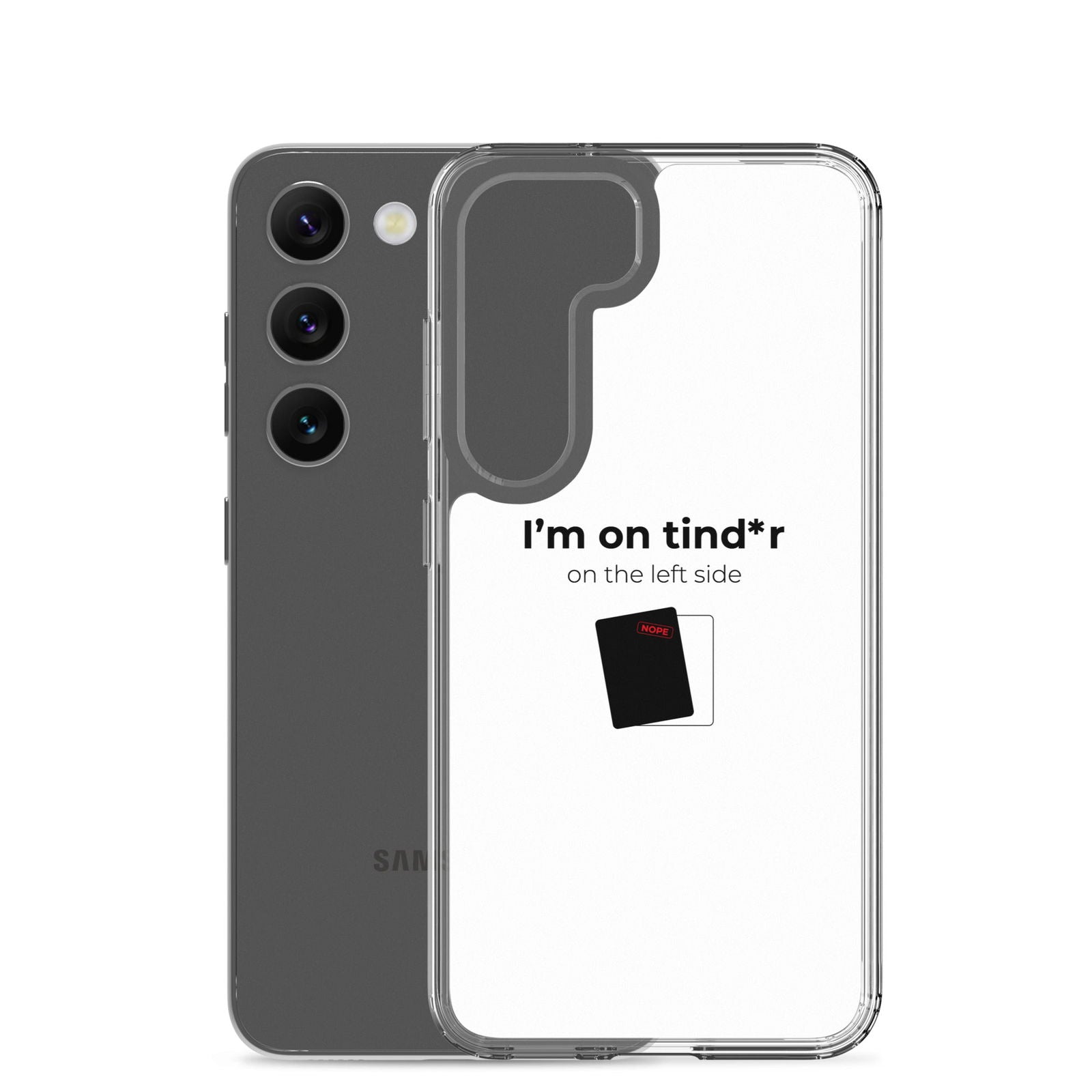 Coque Samsung I'm on tind*r on the left side - Sedurro