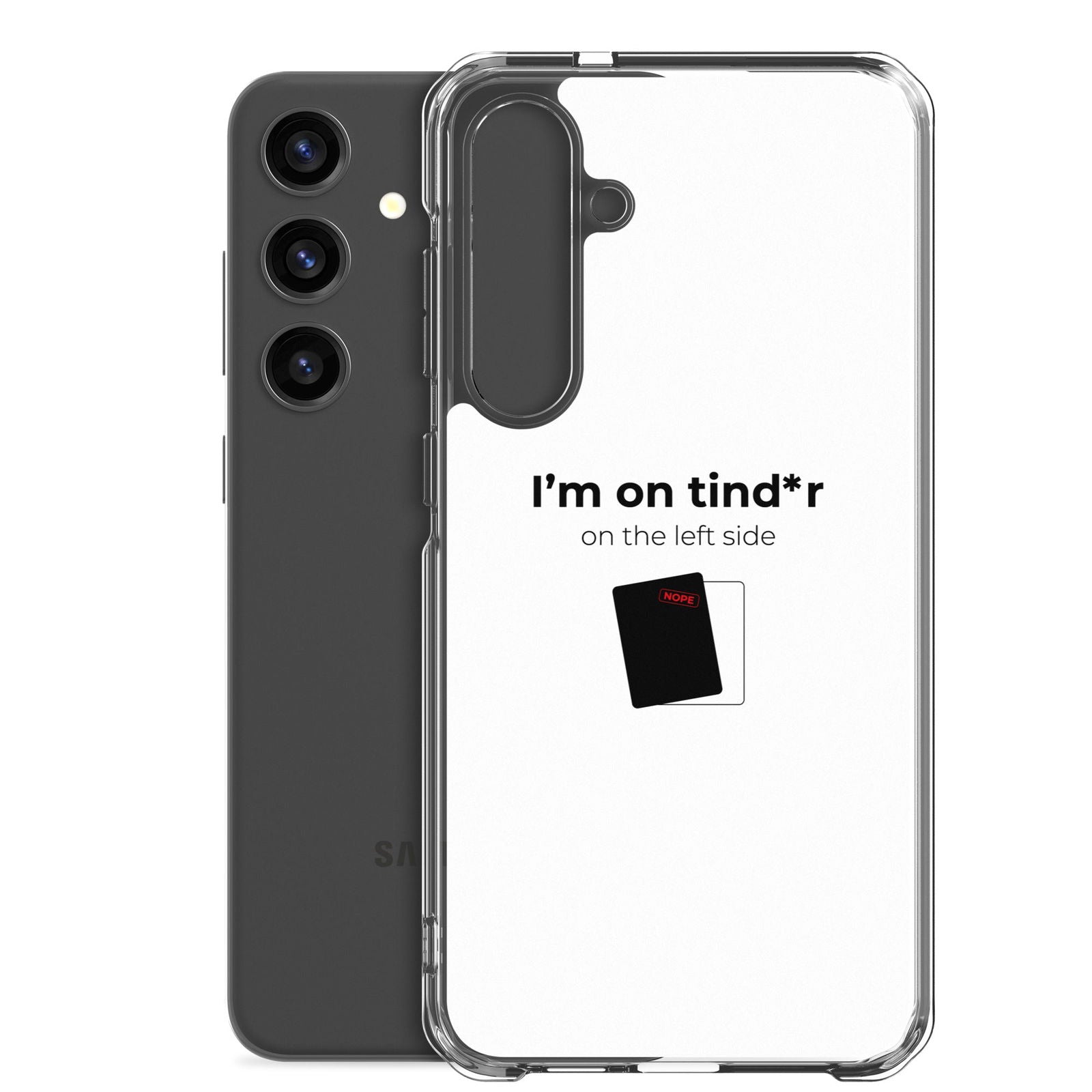 Coque Samsung I'm on tind*r on the left side - Sedurro