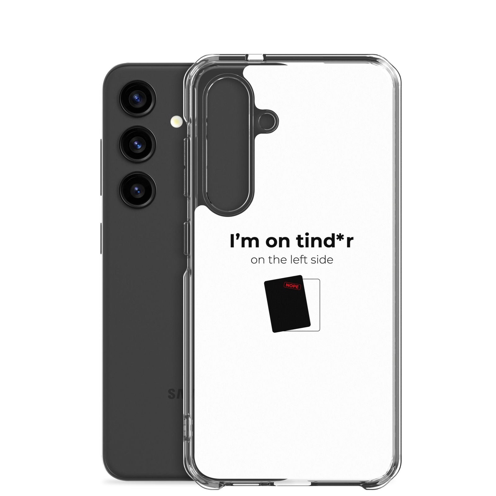 Coque Samsung I'm on tind*r on the left side - Sedurro