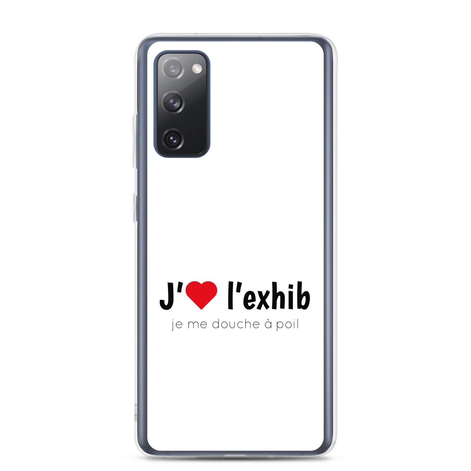 Coque Samsung J'aime l'exhib je me douche à poil Samsung Galaxy S20 FE - Sedurro