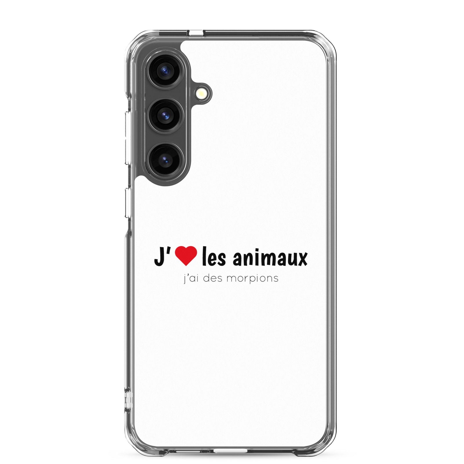 Coque Samsung J'aime les animaux j'ai des morpions Samsung Galaxy S24 Plus - Sedurro