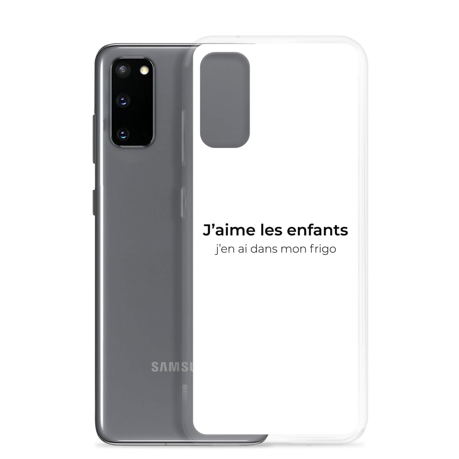 Coque Samsung J'aime les enfants j'en ai dans mon frigo - Sedurro