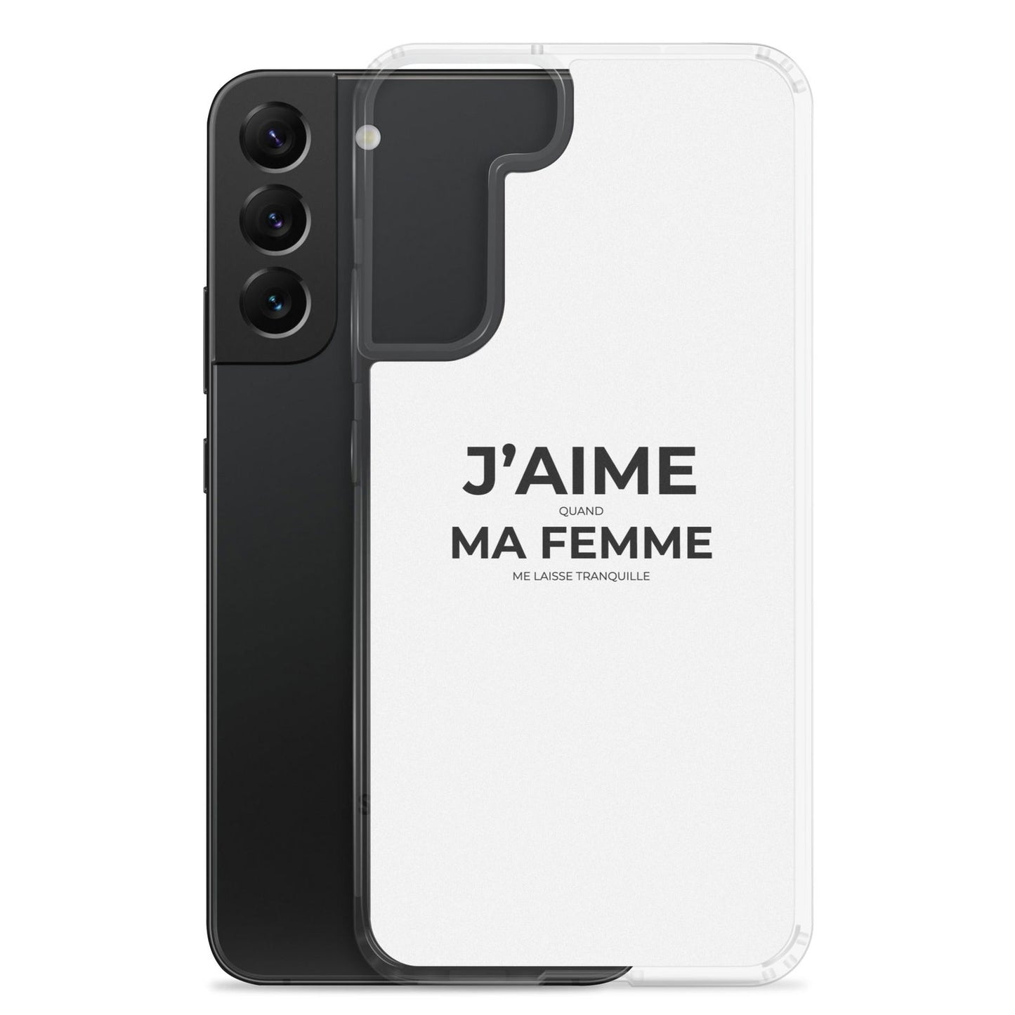 Coque Samsung J'aime quand ma femme me laisse tranquille - Sedurro