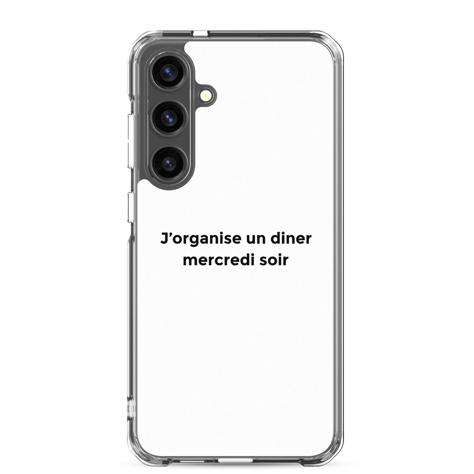 Coque Samsung J'organise un diner mercredi soir - Sedurro