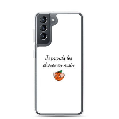 Coque Samsung Je prends les choses en main Samsung Galaxy S21 - Sedurro