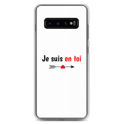 Coque Samsung Je suis en toi flèche cupidon Samsung Galaxy S10+ - Sedurro