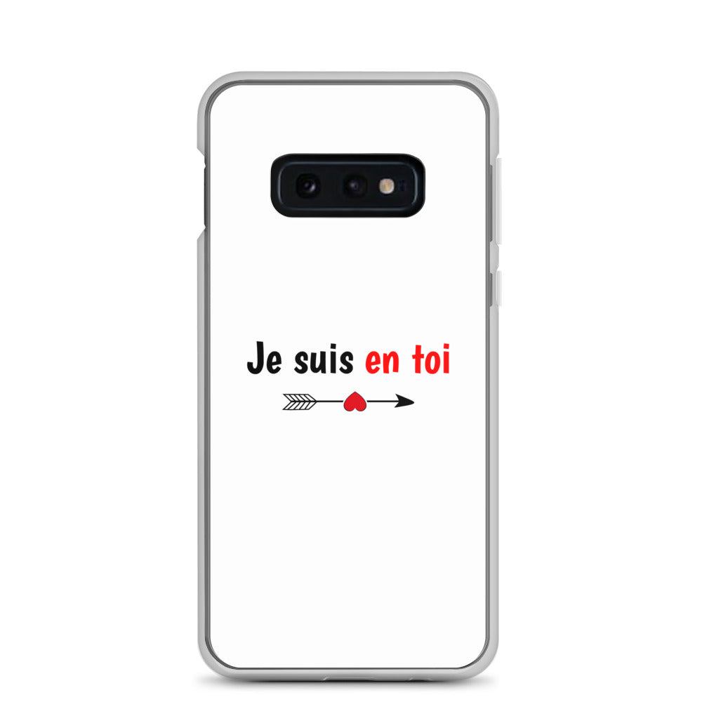 Coque Samsung Je suis en toi flèche cupidon Samsung Galaxy S10e - Sedurro