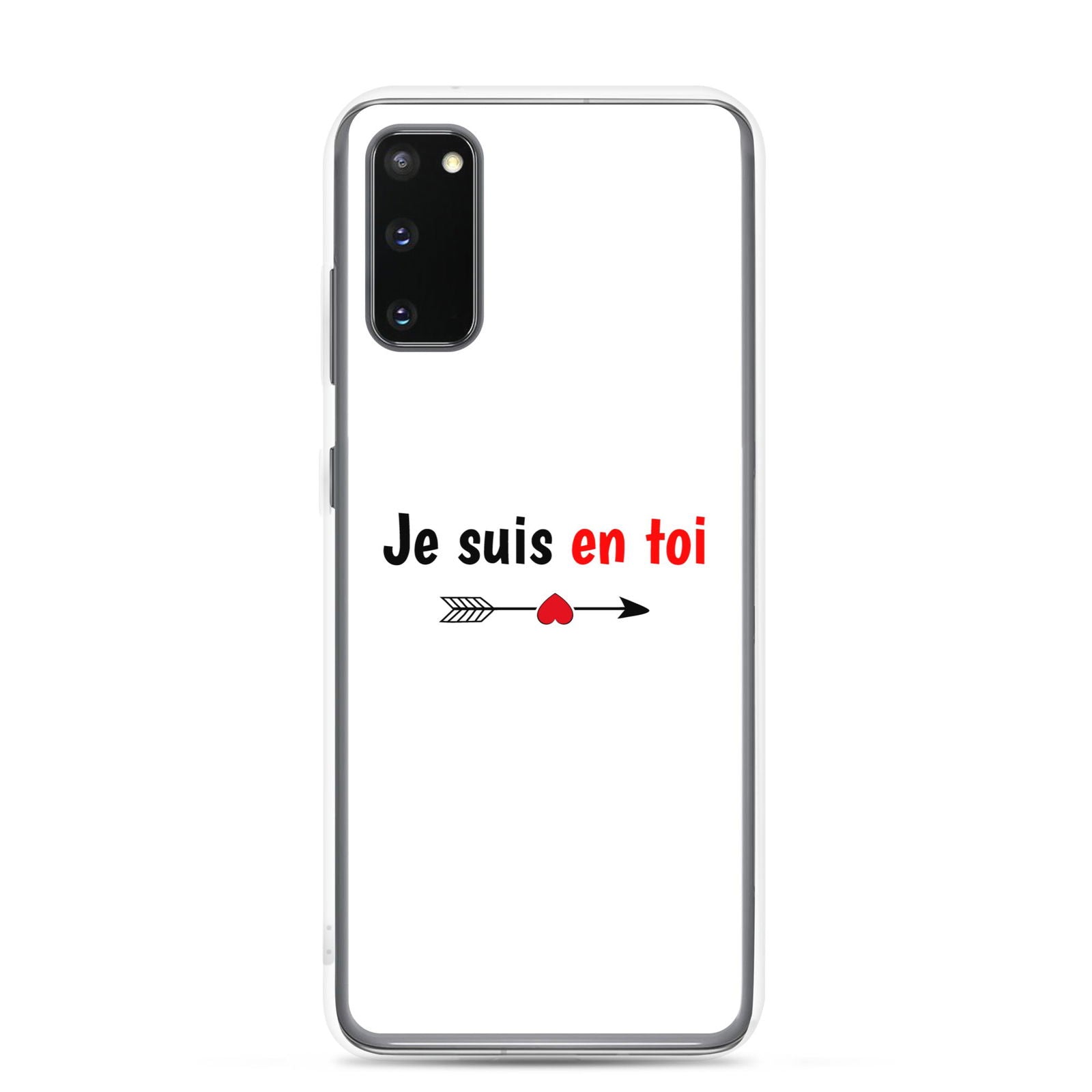 Coque Samsung Je suis en toi flèche cupidon Samsung Galaxy S20 - Sedurro